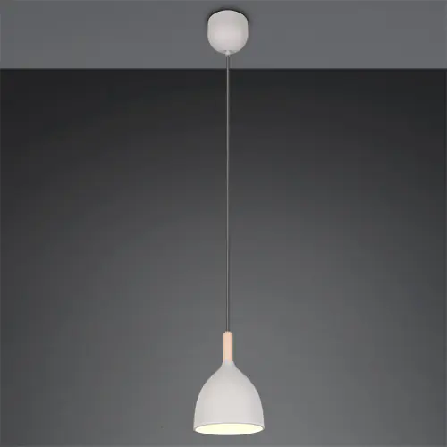 Trio Pendelleuchte Jerano Ø 17 cm warm grey E27