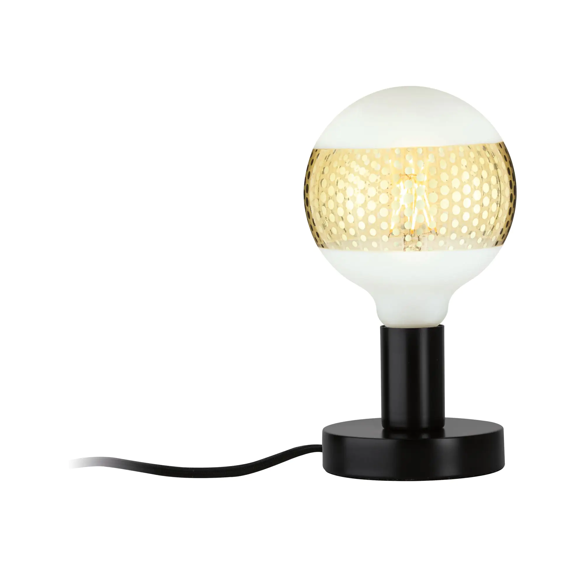 Paulmann Tischlampe Neordic Haldor schwarz