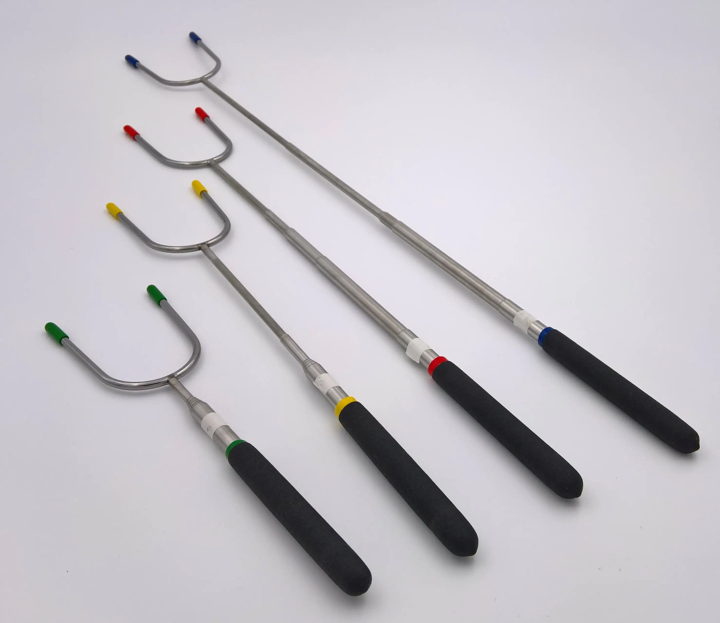 Su-Deco Grillspiess Gabel teleskopierbar 25 - 86 cm silber