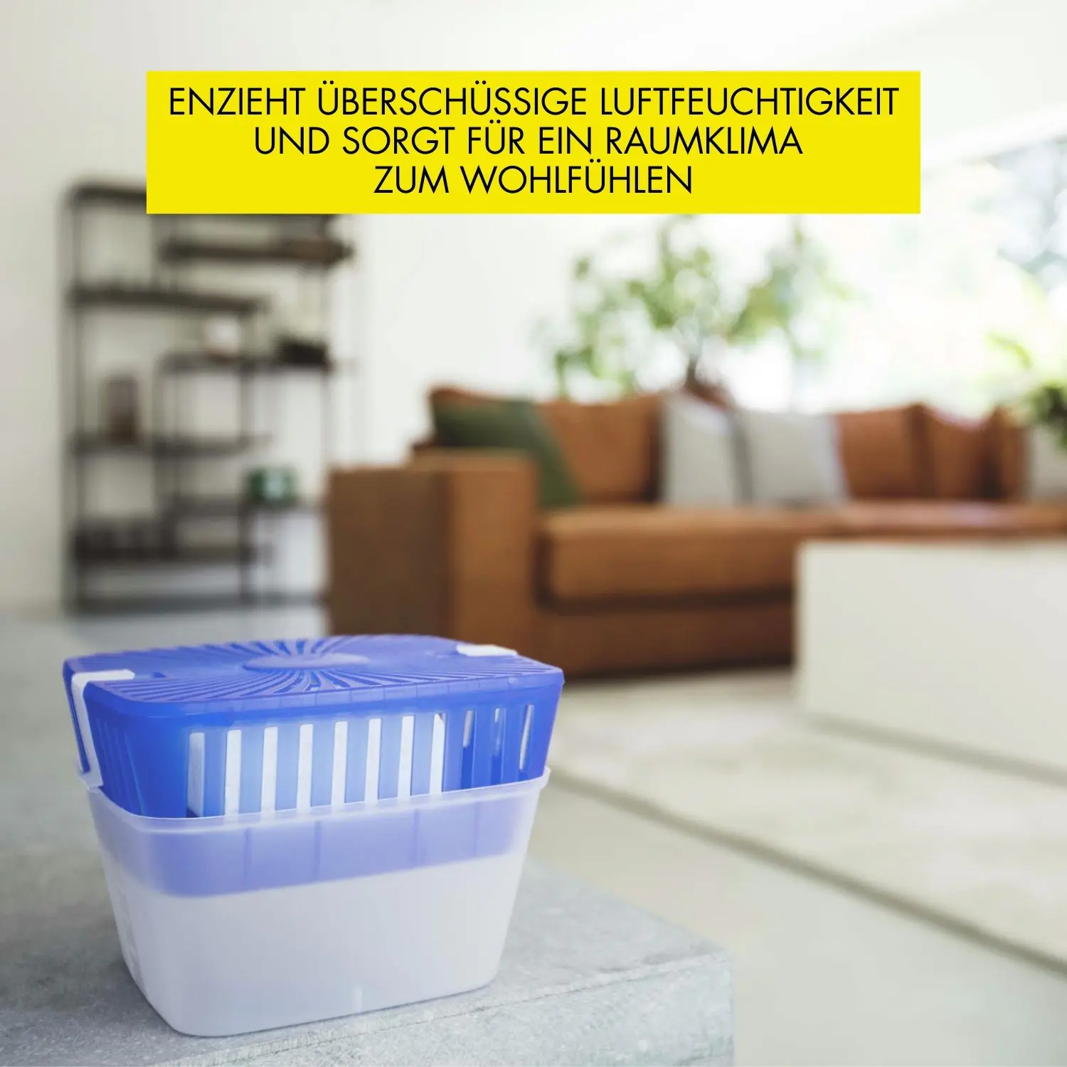 UHU Luftentfeuchter Feuchtigkeitsmagnet Neutral, 2 x 450 g