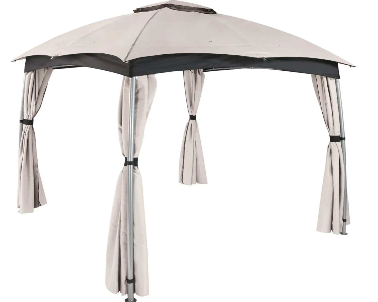 Primaster Seitenteile für Pavilion Forli 284 x 260 cm hellgrau 