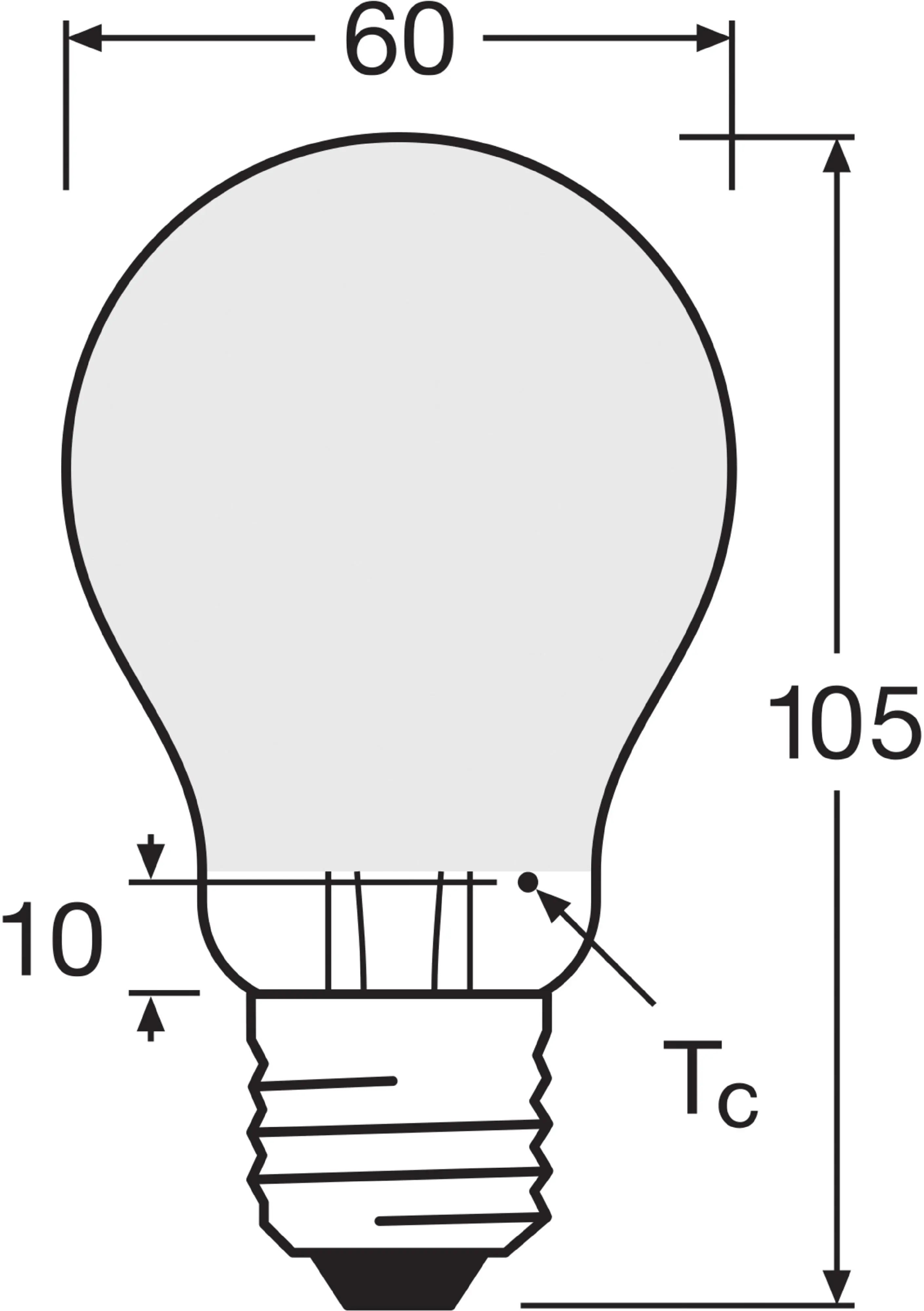 Bellalux LED Leuchtmittel Klassik A100 E27 11 W neutralweiß weiß matt 3er Pack