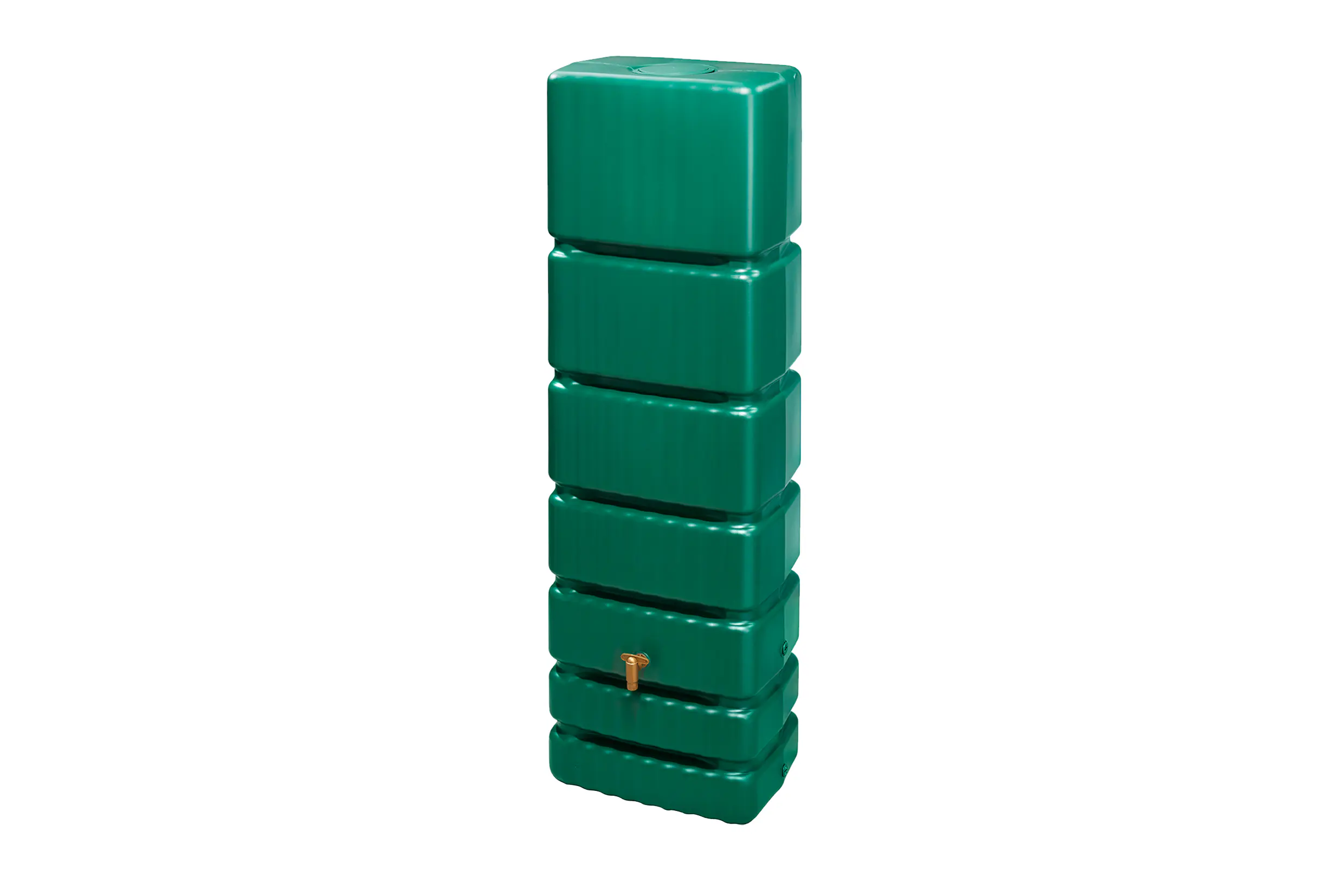 4rain Regenwasser-Wandtank Slim 350 L dunkelgrün