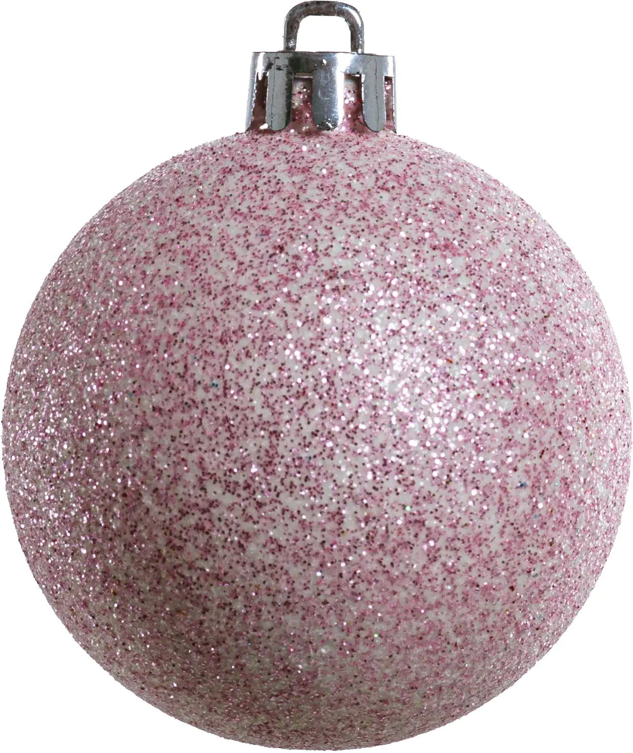 TrendLine Weihnachtskugeln bruchfest, langlebig Ø 5 - 8 cm rosé 34 Stück