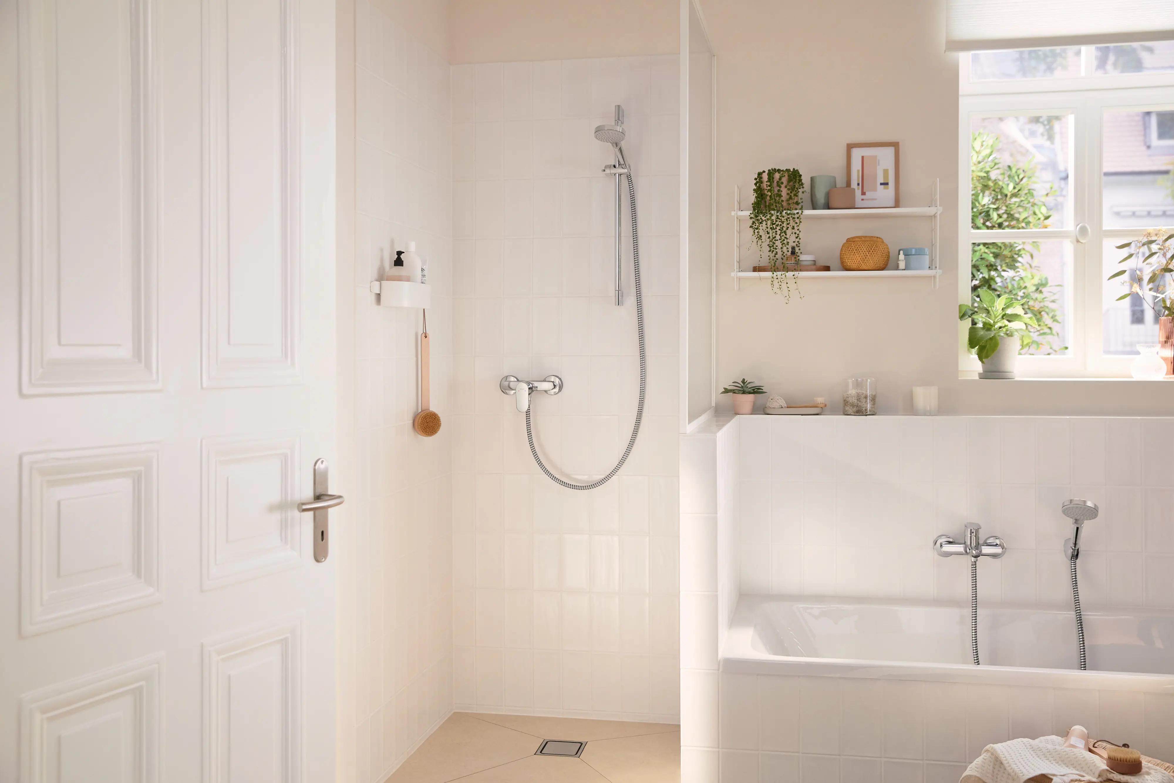 Hansgrohe Badewannenarmatur Rebris S Aufputz chrom