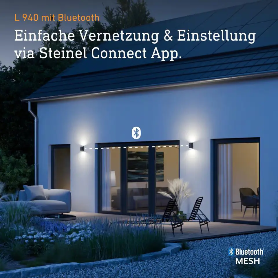 Steinel LED Außenleuchte L 940 C warmweiß anthrazit