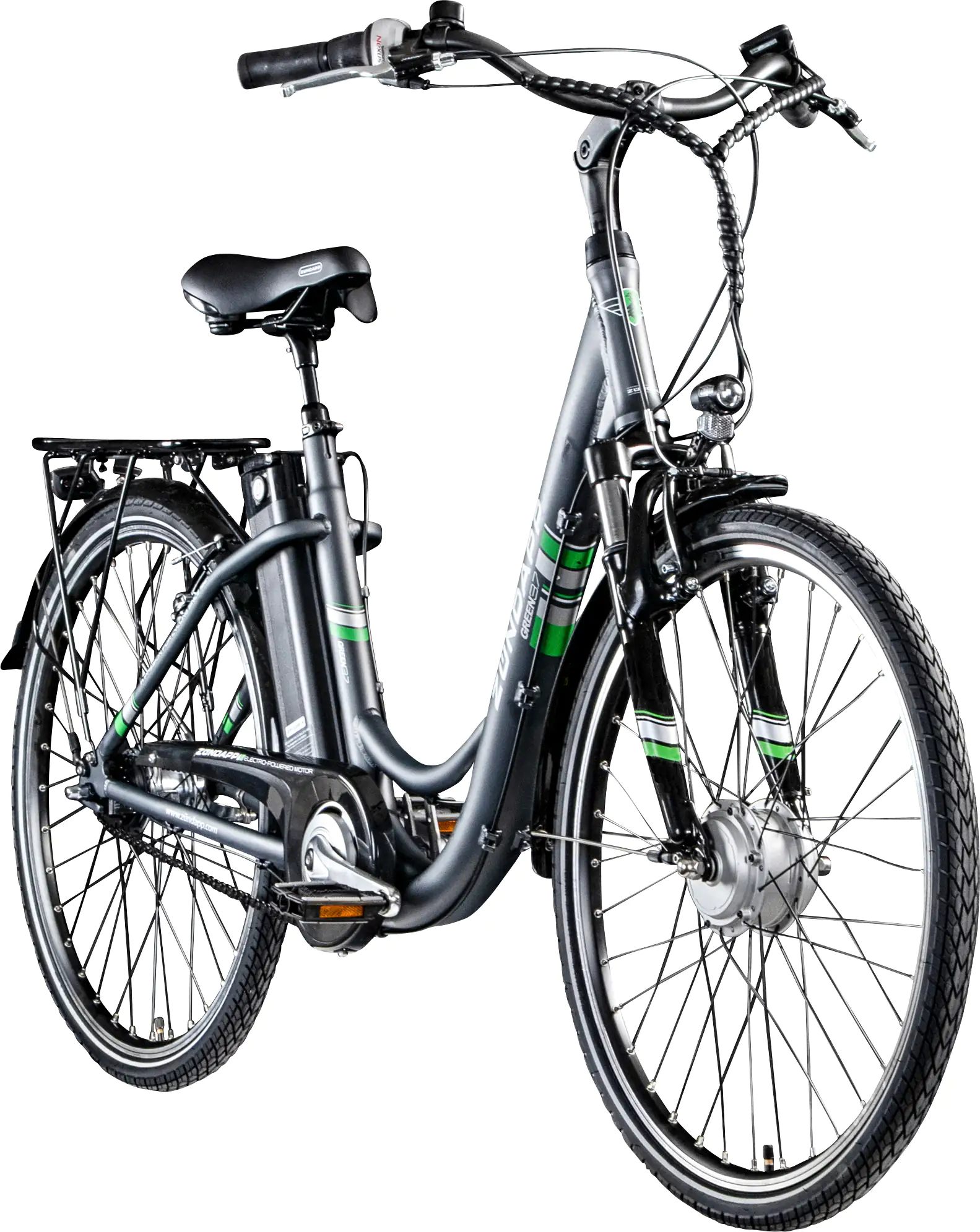 Zündapp E-Bike City Green 3.7 26 Zoll 7-Gang 536 Wh grau