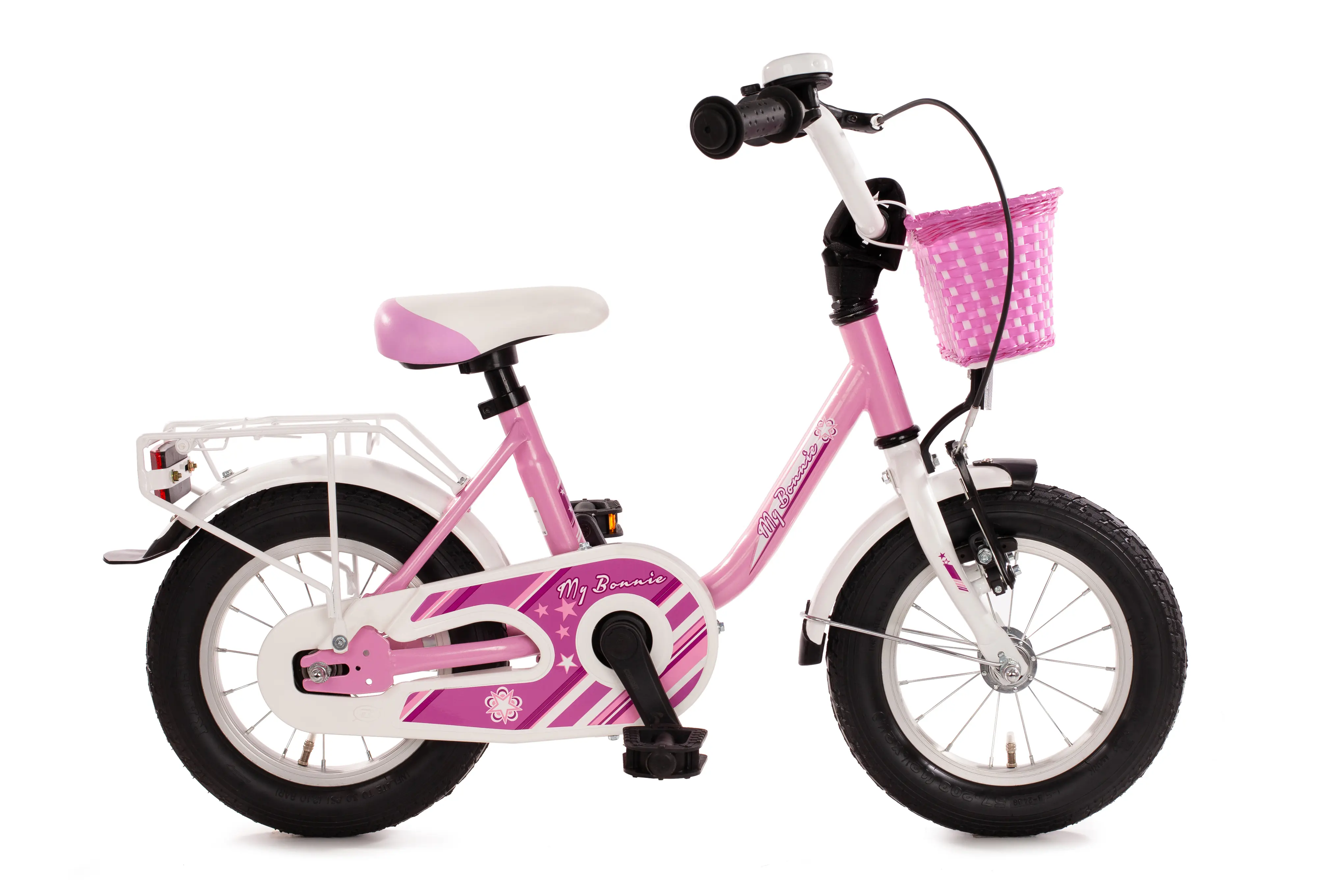 Bachtenkirch Kinderfahrrad My Bonnie 12 Zoll rosa/weiß