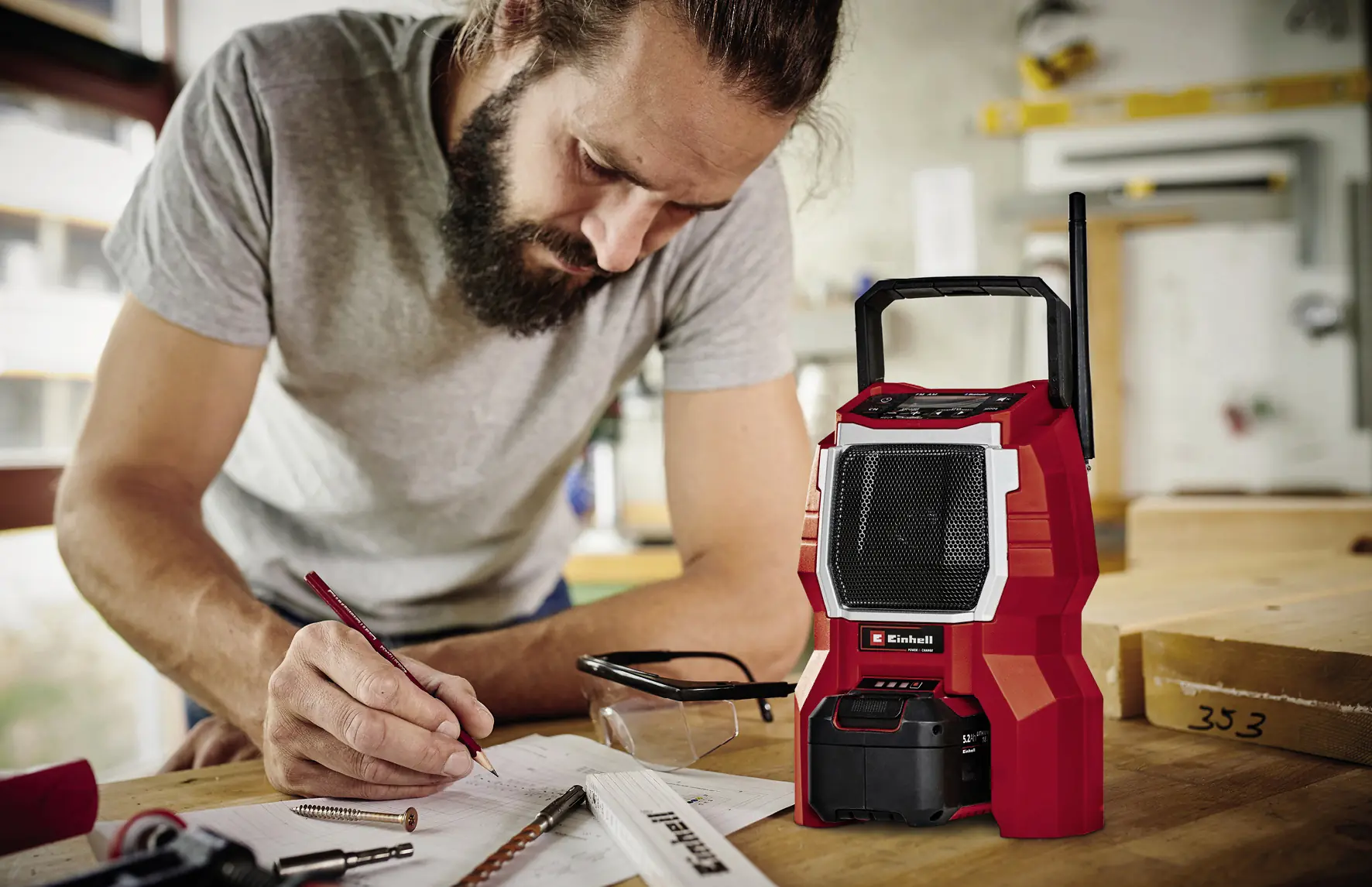 Einhell Classic Akku-Radio TC-RA 18 Li BT Solo 18 V