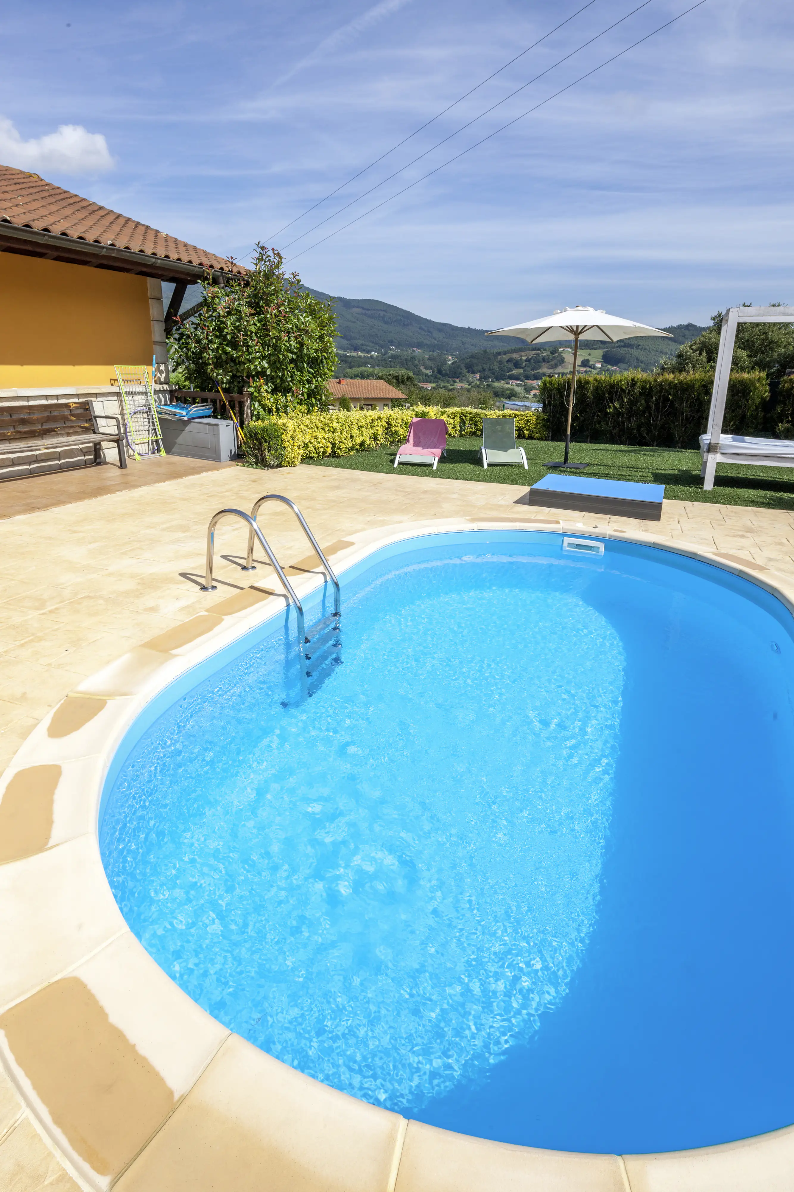 Gre Stahl-Einbaupool Madagascar oval 700 x 320 x 150 cm