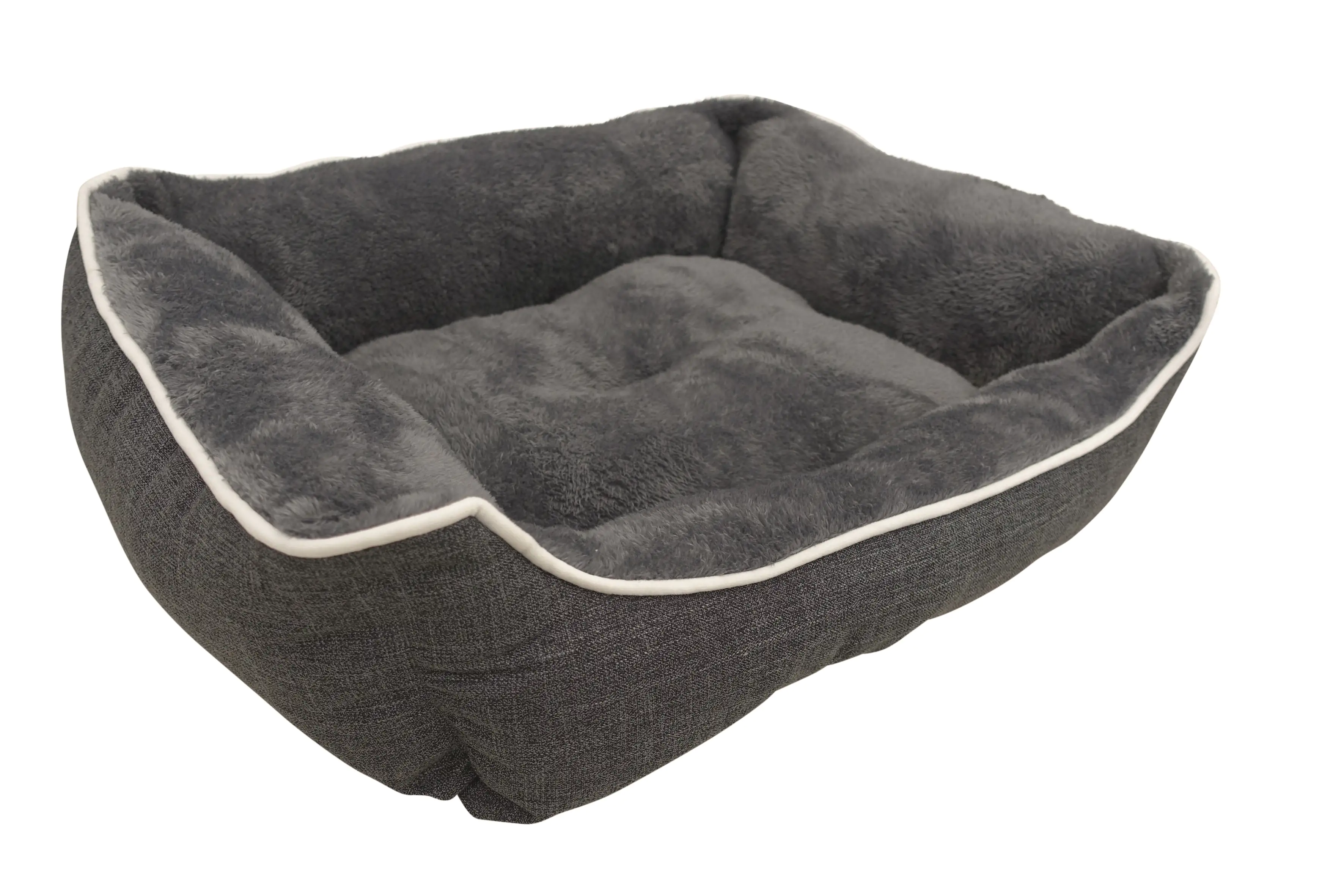 Nobby Hundebett & Katzenbett Classic Arno eckig 52 x 41 x 16 cm grau