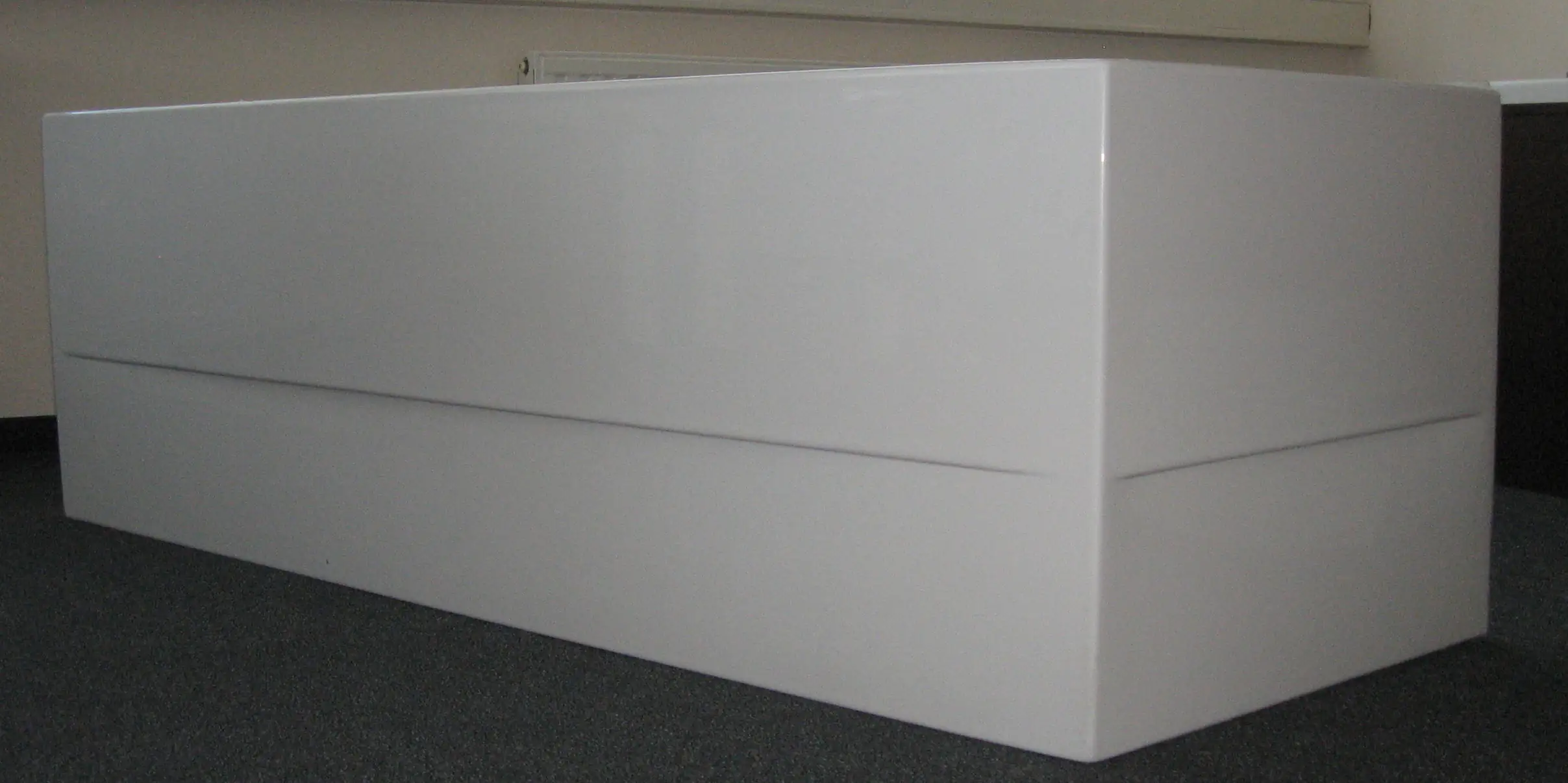 Ottofond Acrylschürze Galia I 170 cm, weiß, Modell B