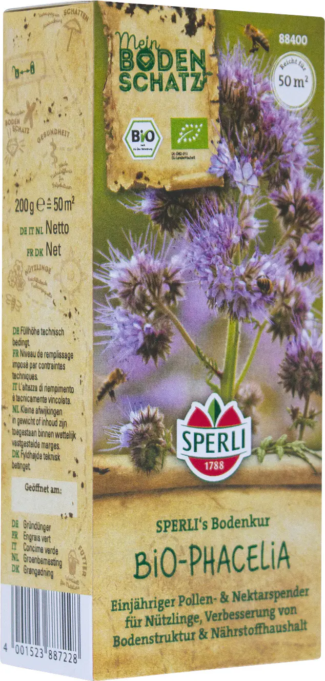 Sperli Saatgut BIO Phacelia Bodenkur für ca. 50 m²
