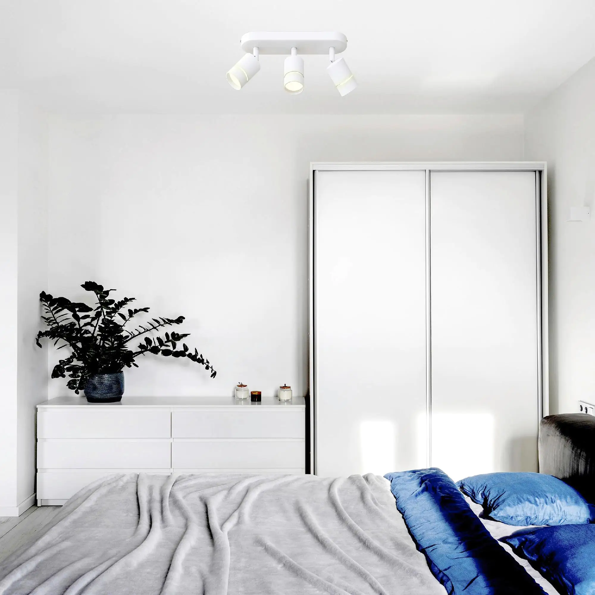Müller Licht tint 3er LED Spot Nalo weiß 32 x 9 cm weiß RGBW Smart Home