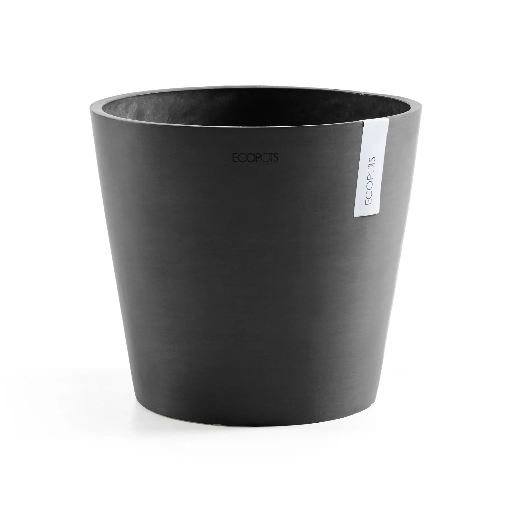 Ecopots Pflanztopf Amsterdam Ø 40 x 34,5 cm dunkelgrau
