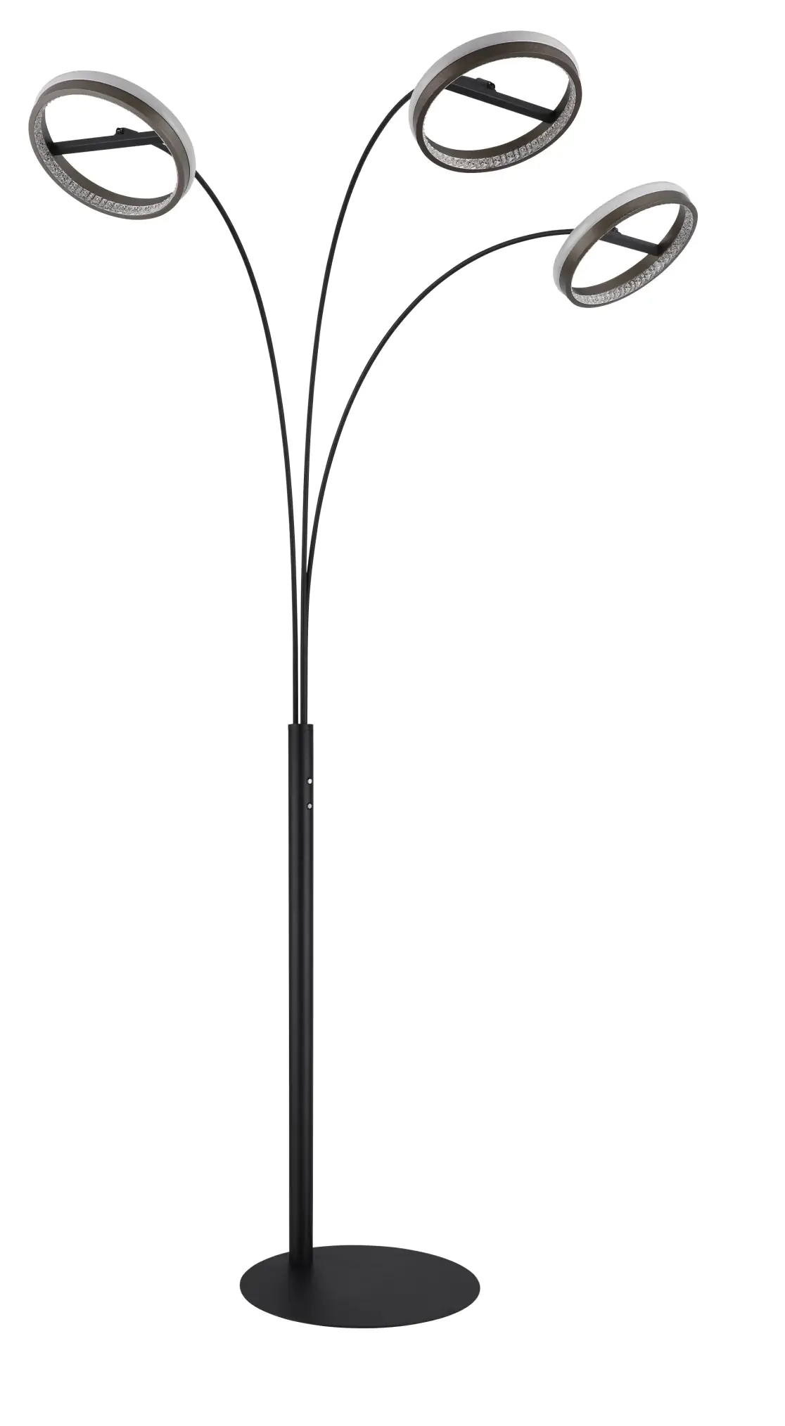 Globo LED Stehleuchte Della 3 Ringe