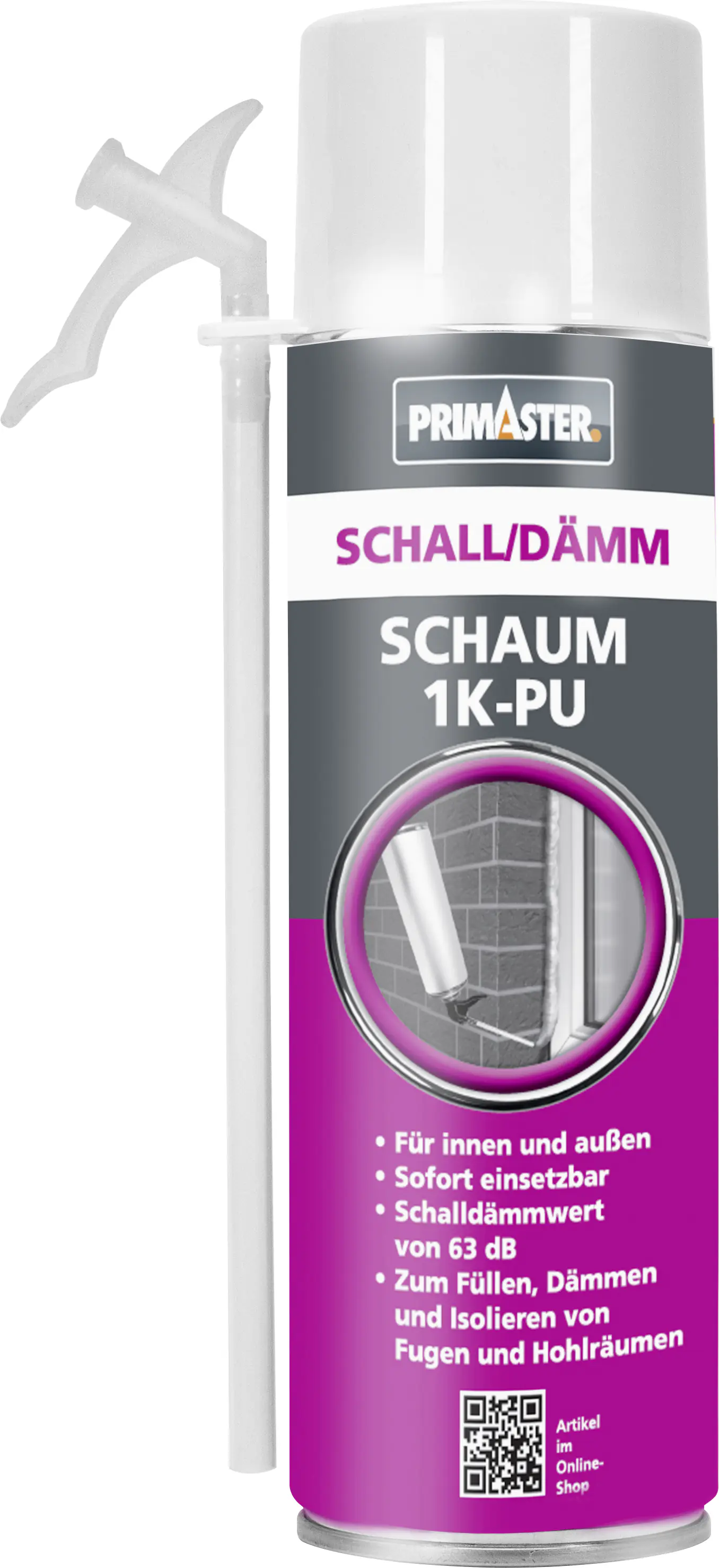 Primaster PU-Schall- und Dämmschaum 1K B2 500 ml