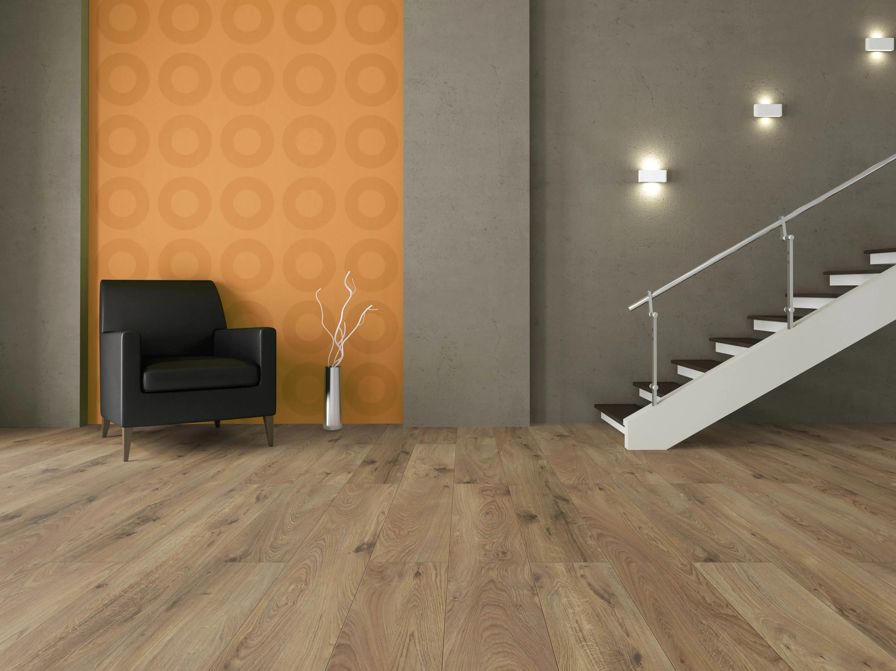 Classen Laminat 7 mm 4V 128,6 x 19,4 cm 7 mm Oak nature red