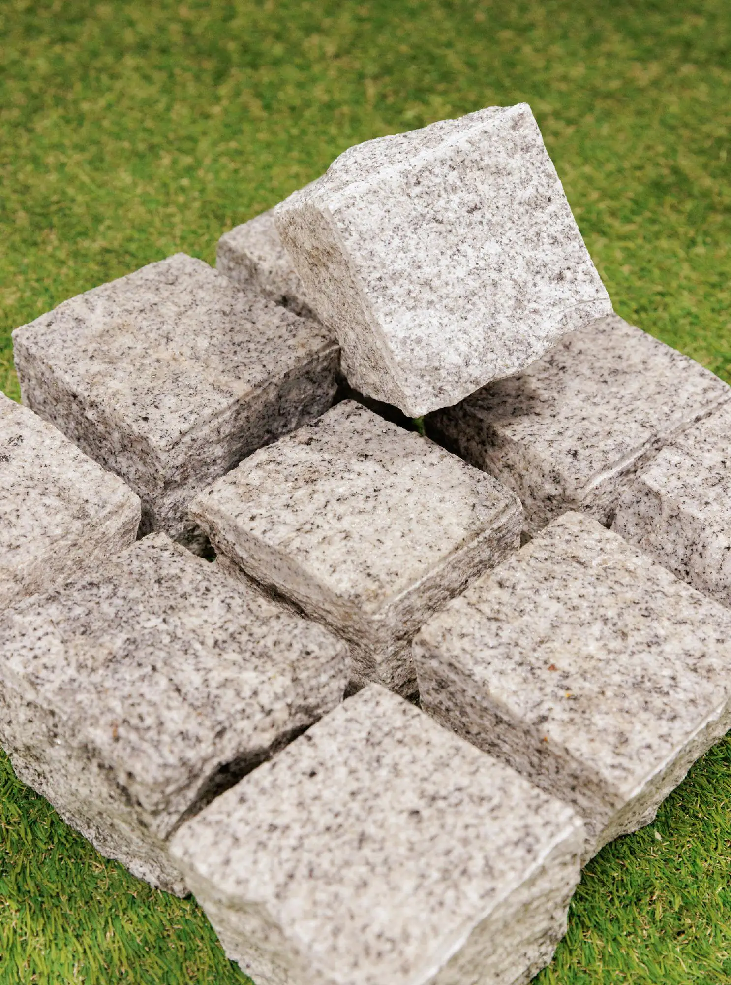 TrendLine Pflasterstein Granit 9 x 9 x 5 cm grau