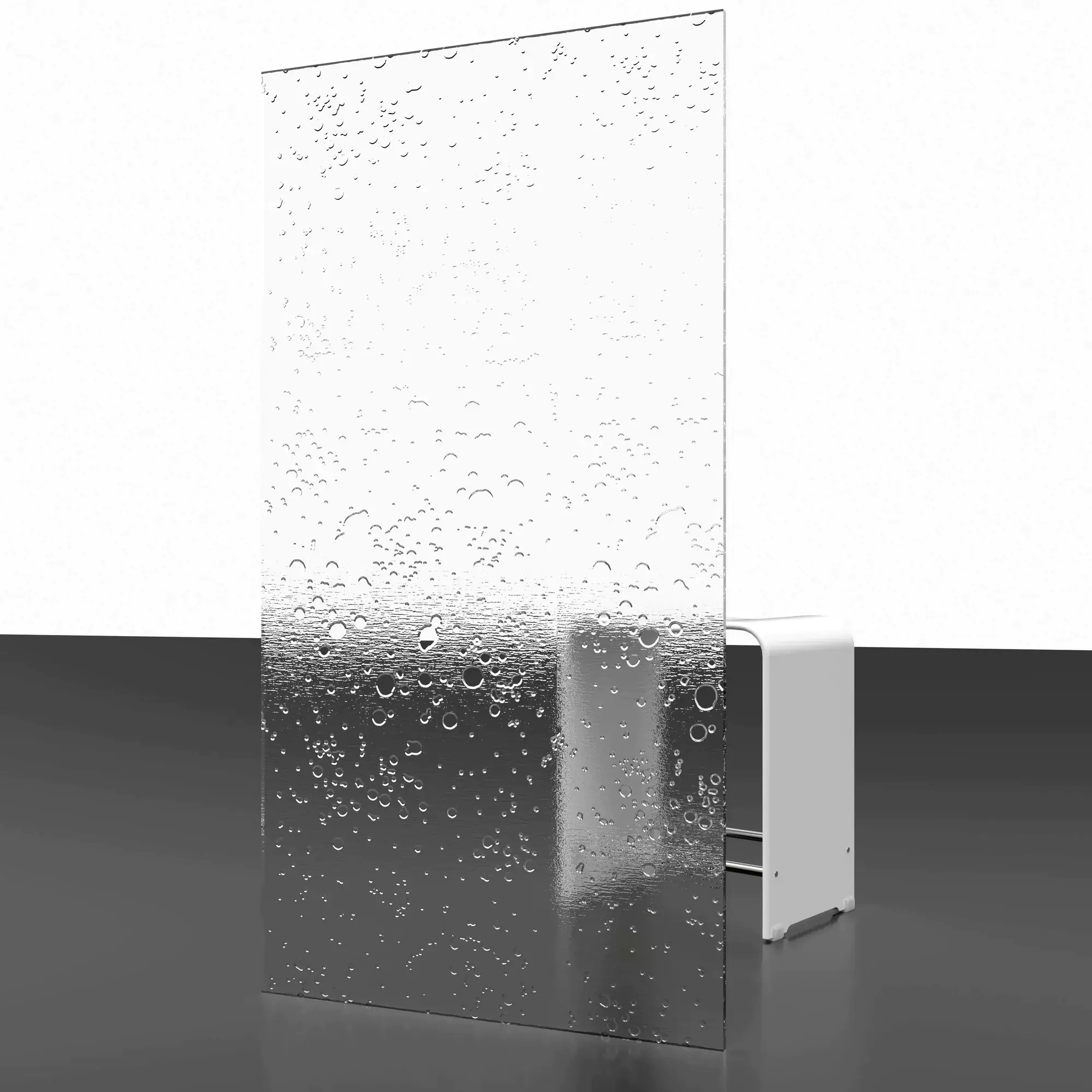 Schulte Badewannenaufsatz Alu natur 127 x 140 cm Kunstglas