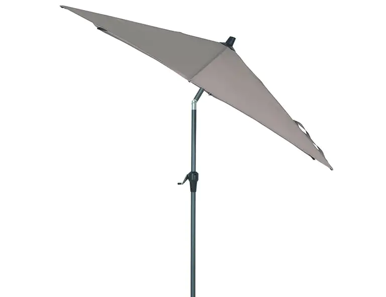 Siena Garden Sonnenschirm Avio taupe Ø 250 cm