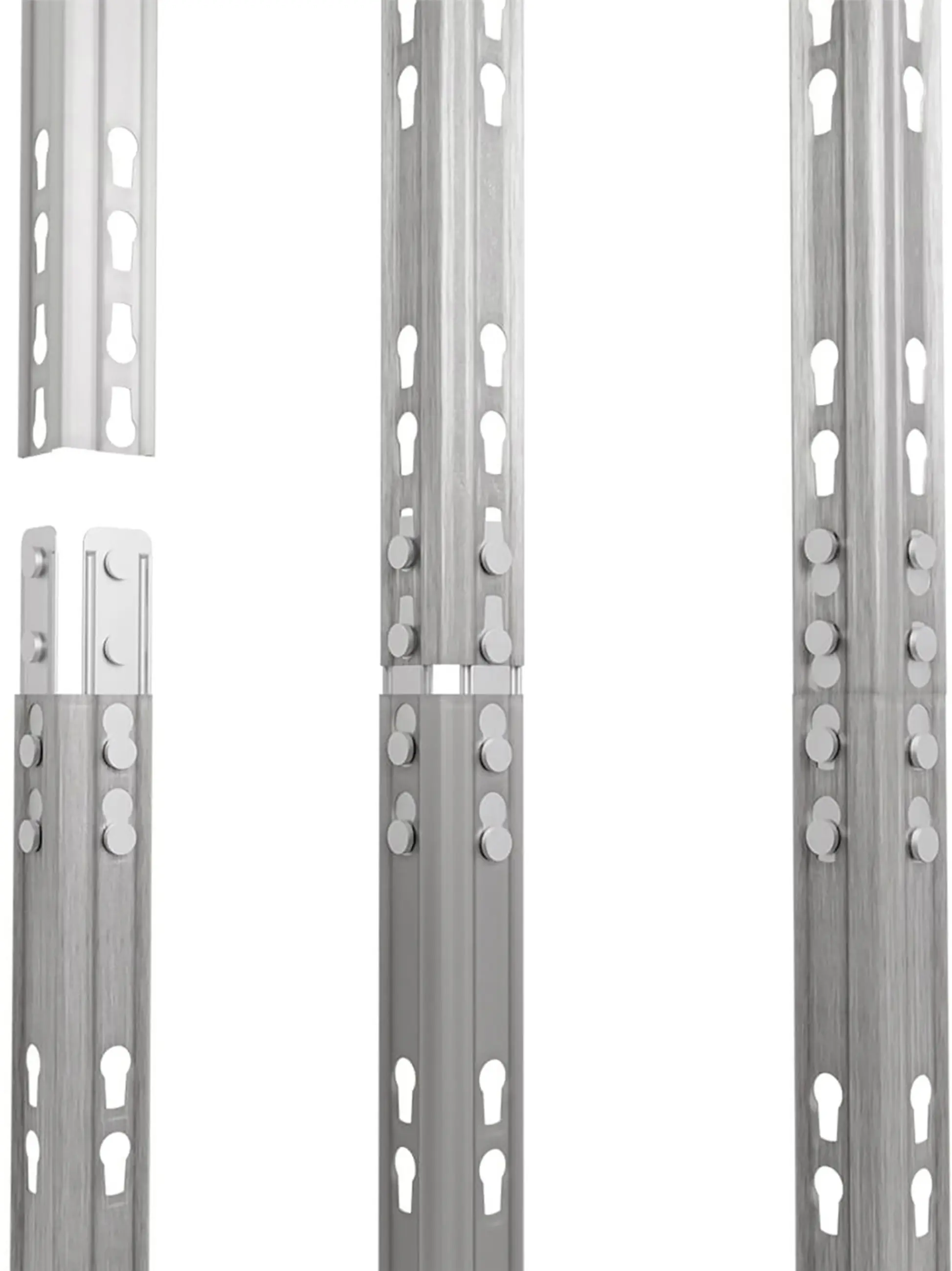 Ar Shelving Regal Rivet Allroad Kunststoff 180 x 50 cm 4 Böden 400 kg