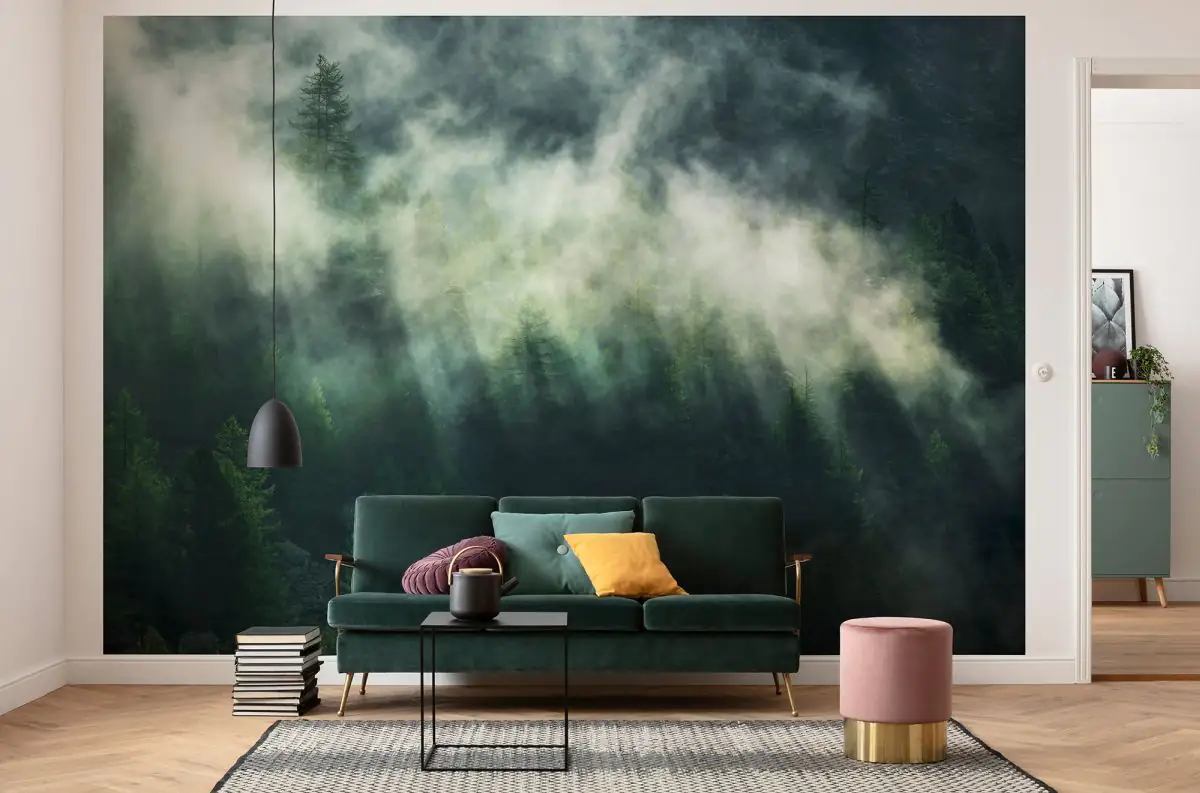 Komar Vlies Fototapete Misty 350 x 250 cm 