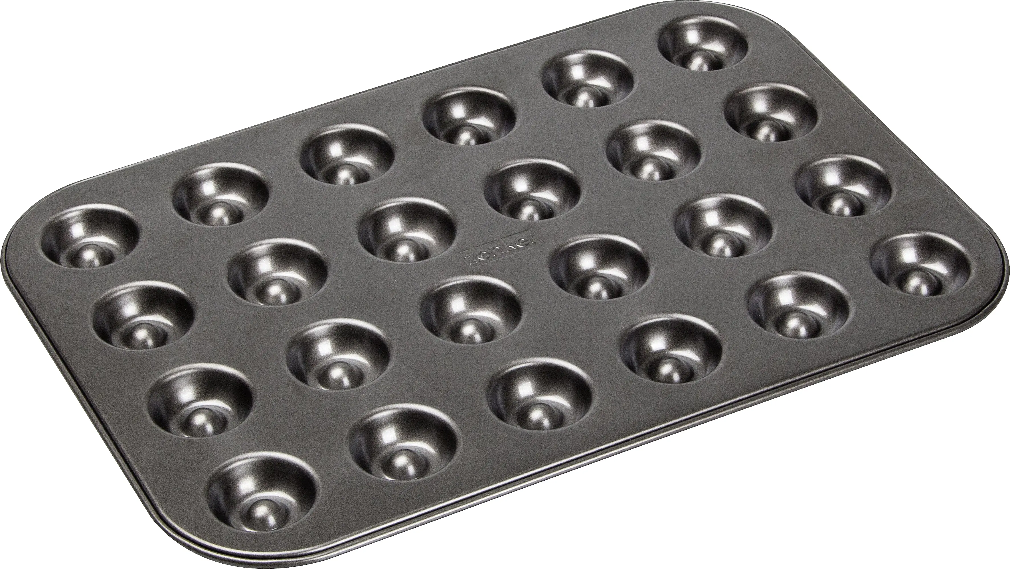 Zenker Backblech für Minikrapfen & Engelsaugen 38,5 x 27 cm schwarz