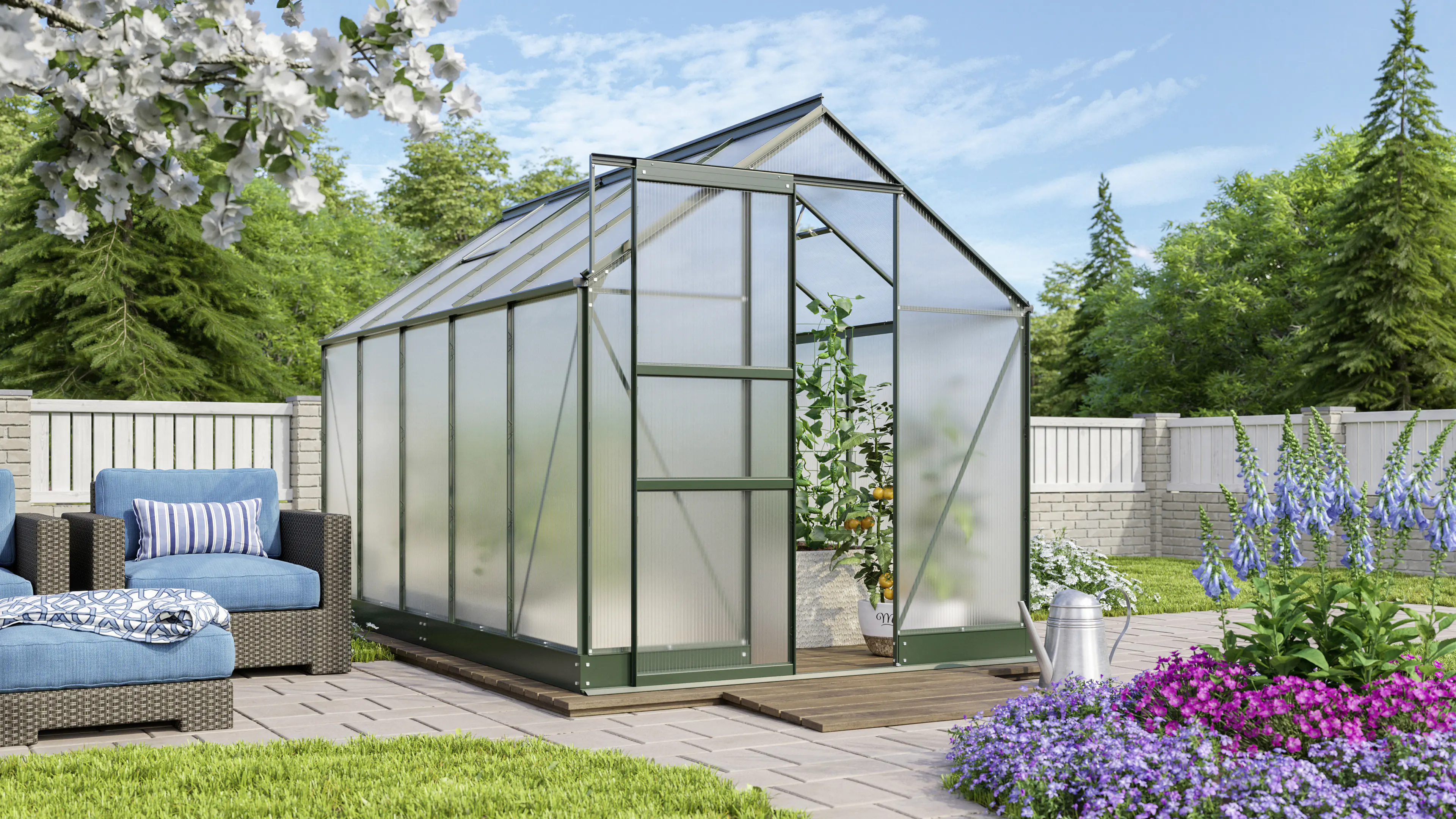 Vitavia Gewächshaus Apollo 6200 195 x 323 cm 4 mm HPK