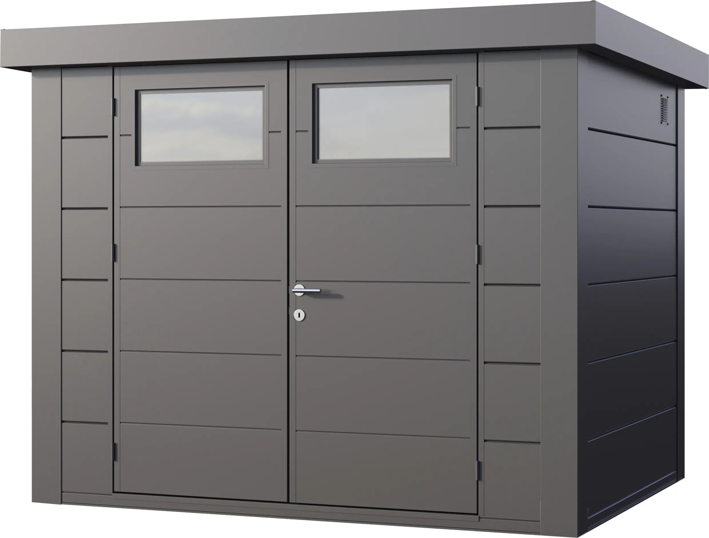 Telluria Gerätehaus Classico 2721 granitgrau 268 x 208 cm