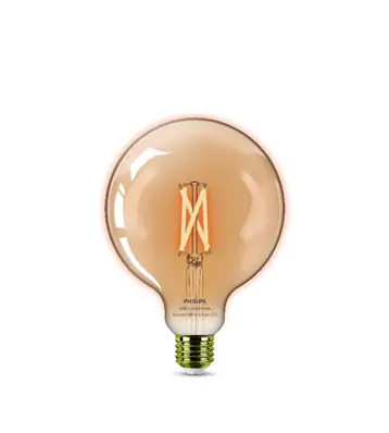 Philips Smart LED Leuchtmittel Tunable White Amber G125 E27 Globeform 7 W