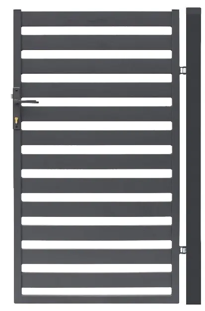 Polbram Einzeltor-Set Lean 120 universal inkl. Pfosten und Zubehör