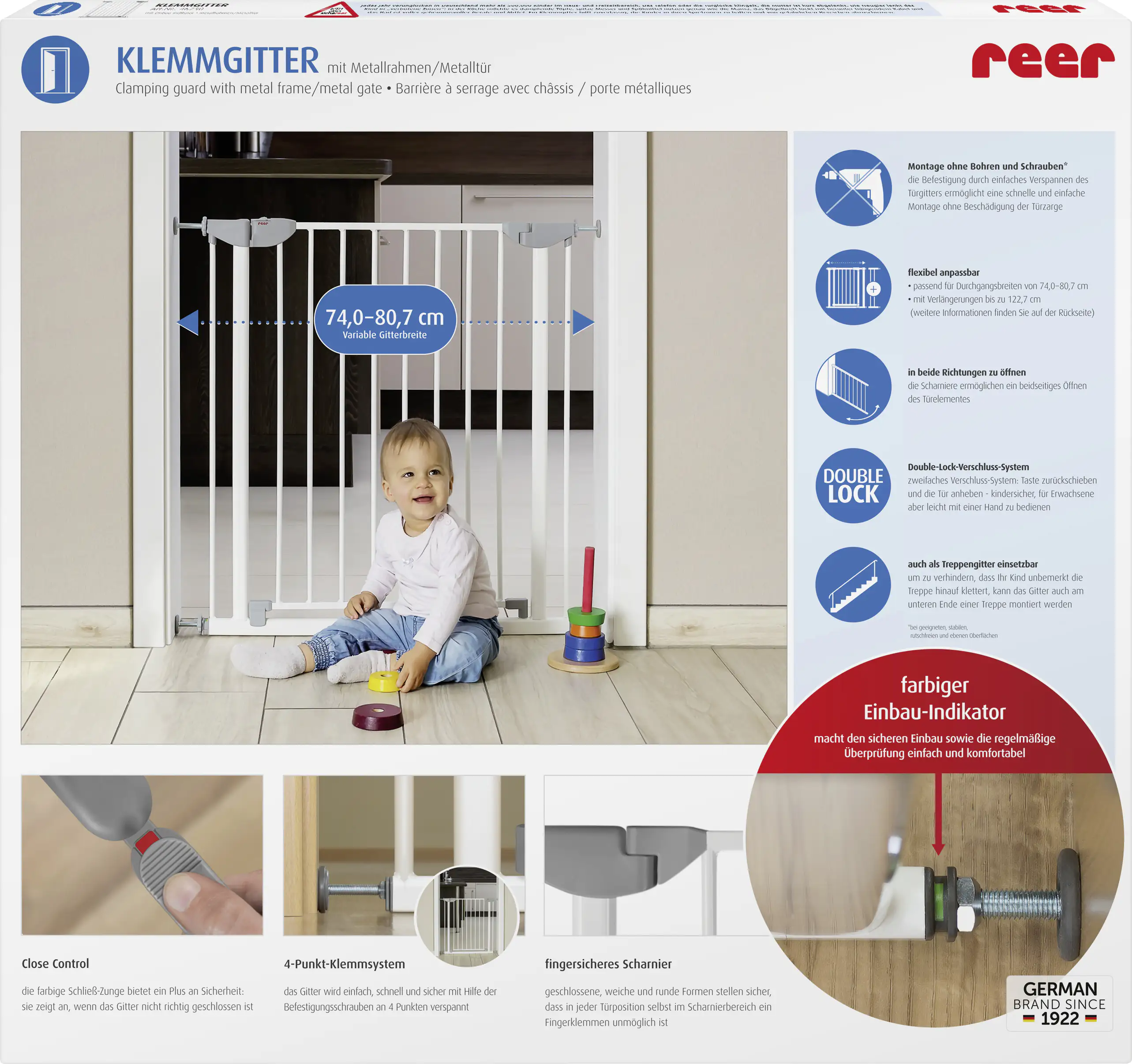 reer Klemmgitter Basic Metall