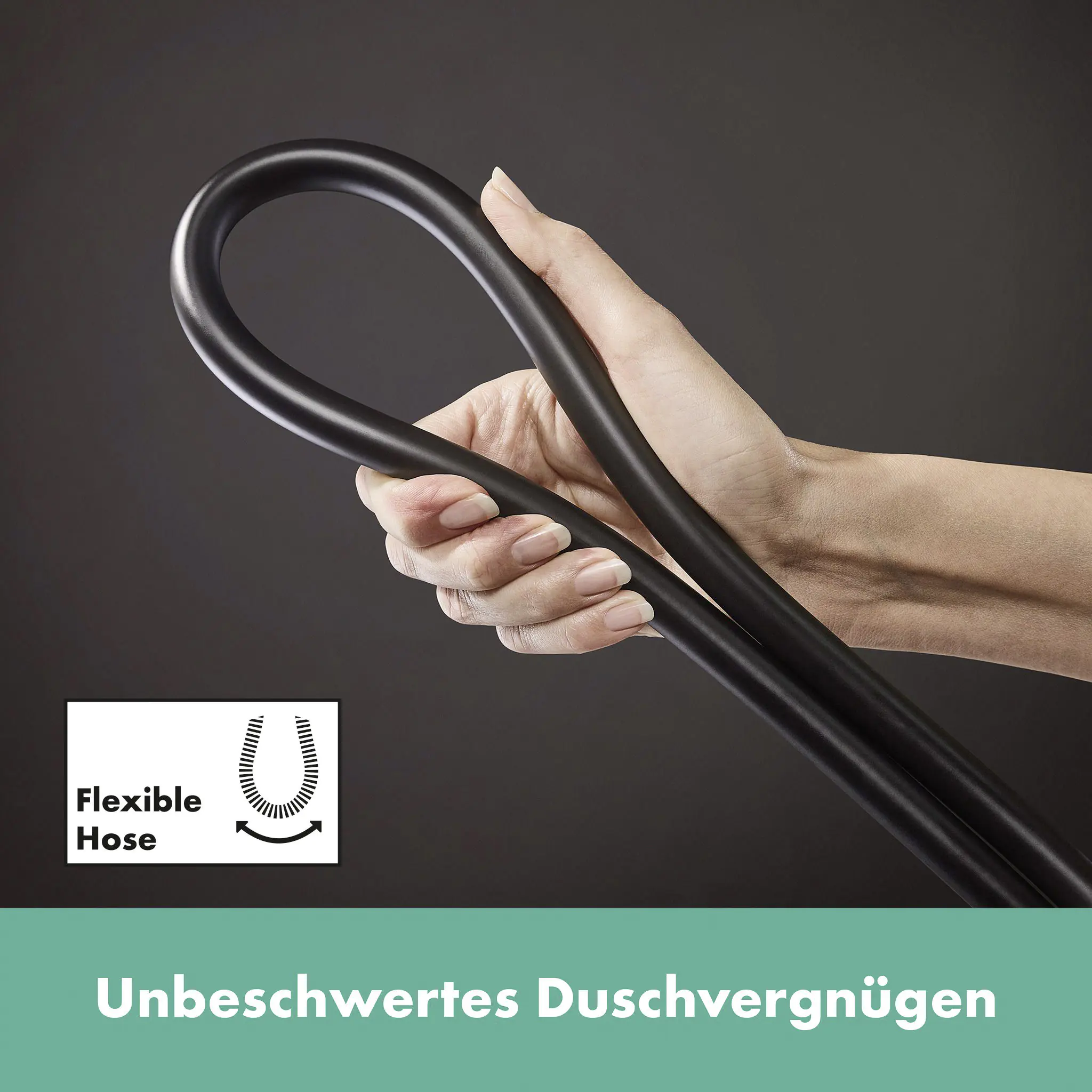 Hansgrohe Brauseschlauch Isiflex 1,6 m mattschwarz