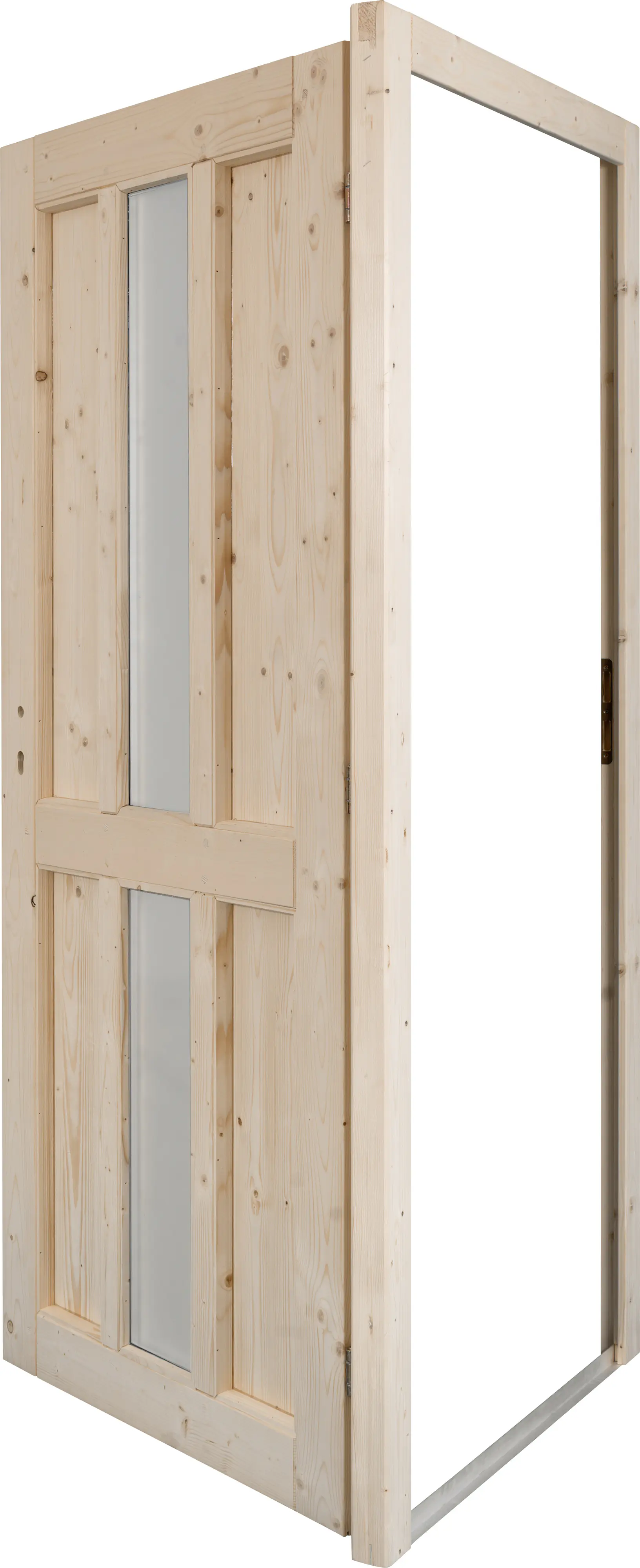 Panto Nebeneingangstür Holz 506 98 x 198 cm DIN links