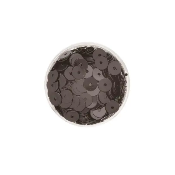 Glorex Paillettenscheiben 6 mm 7 g, schwarz