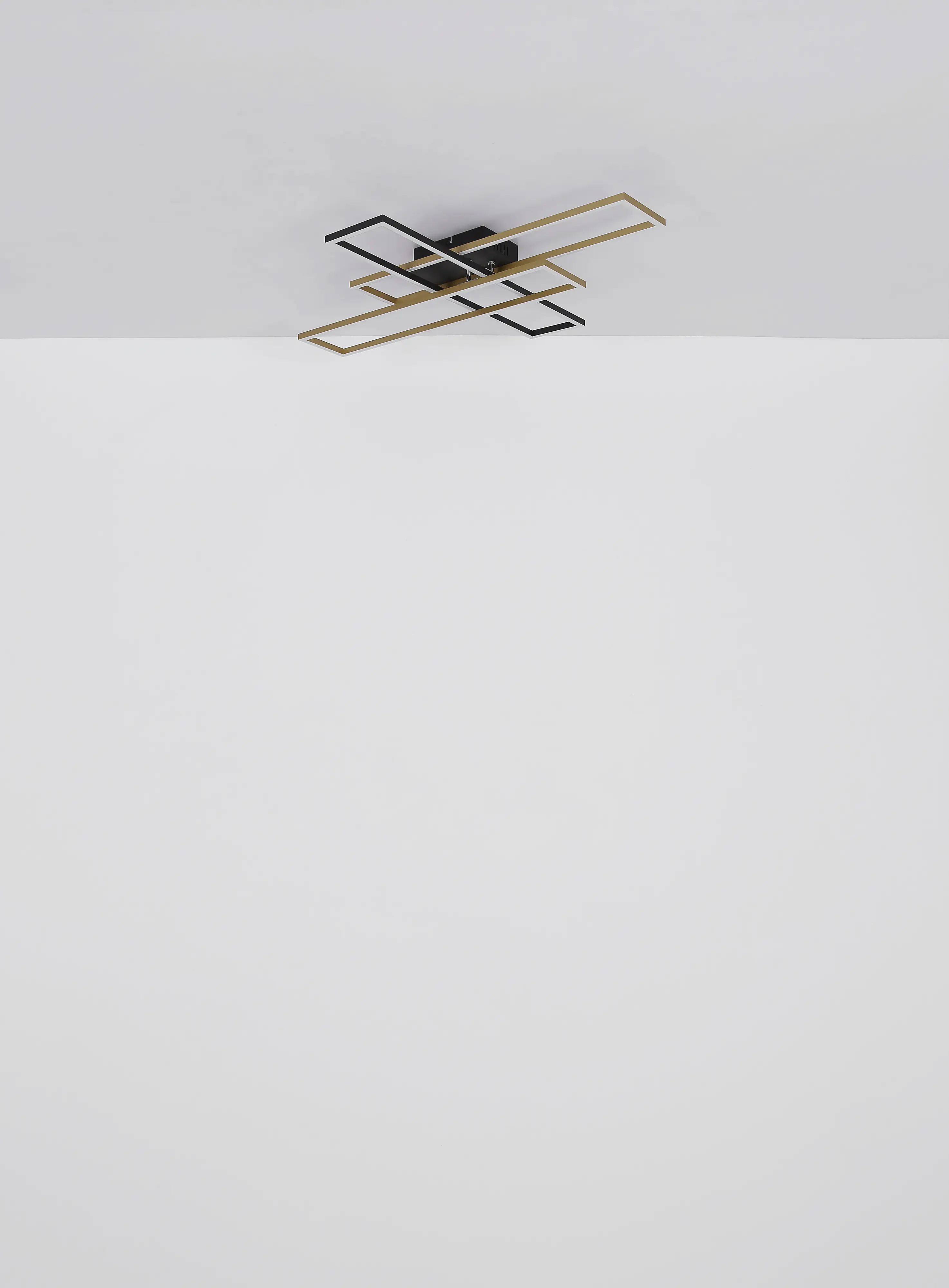 Globo Deckenleuchte Dakari 80 x 60 cm schwarz matt