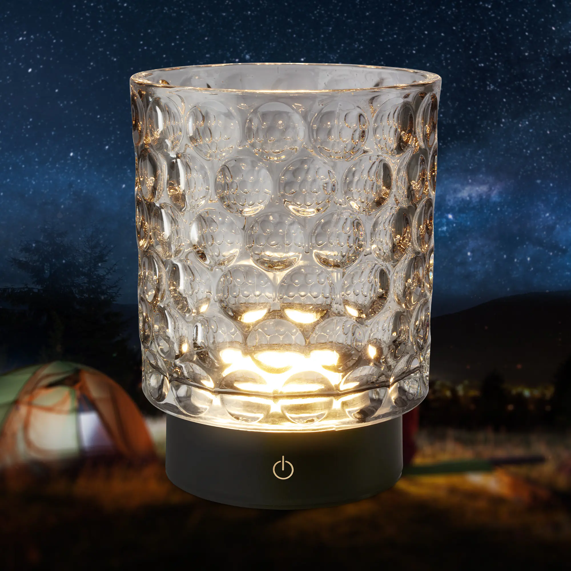 Briloner LED Akku-Tischleuchte Sunora grau 15 cm warmweiß dimmbar