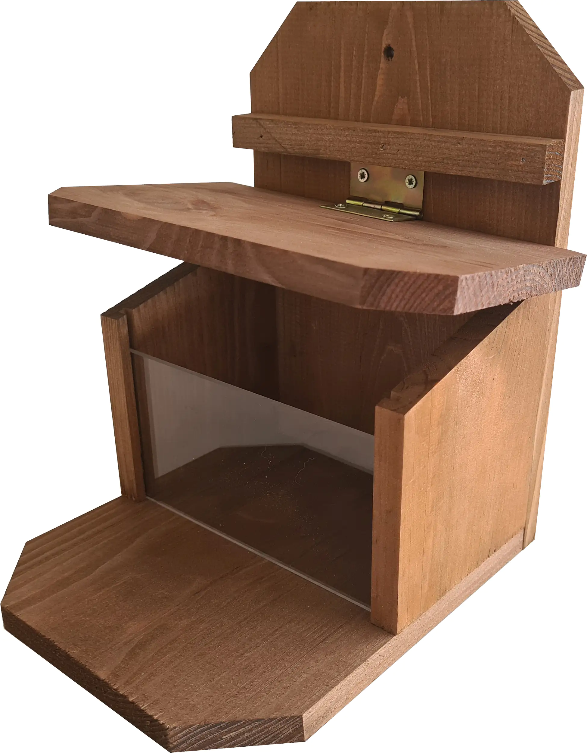 Eichhörnchen Futterhaus Kiefernholz 19,5 x 19,5 x 23 cm