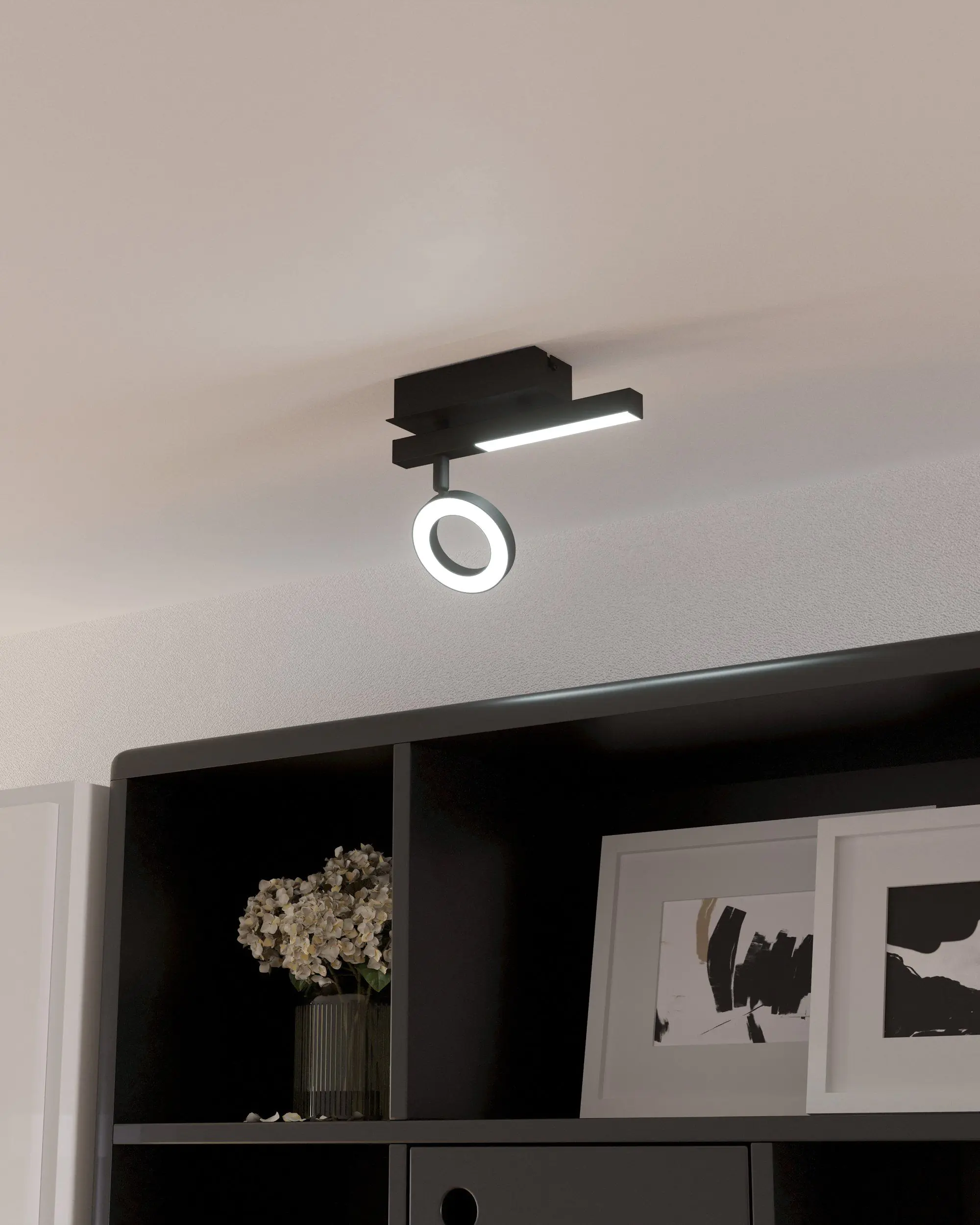 Eglo LED Spot Cardillo 2 schwarz 22,5 x 6,5 cm 