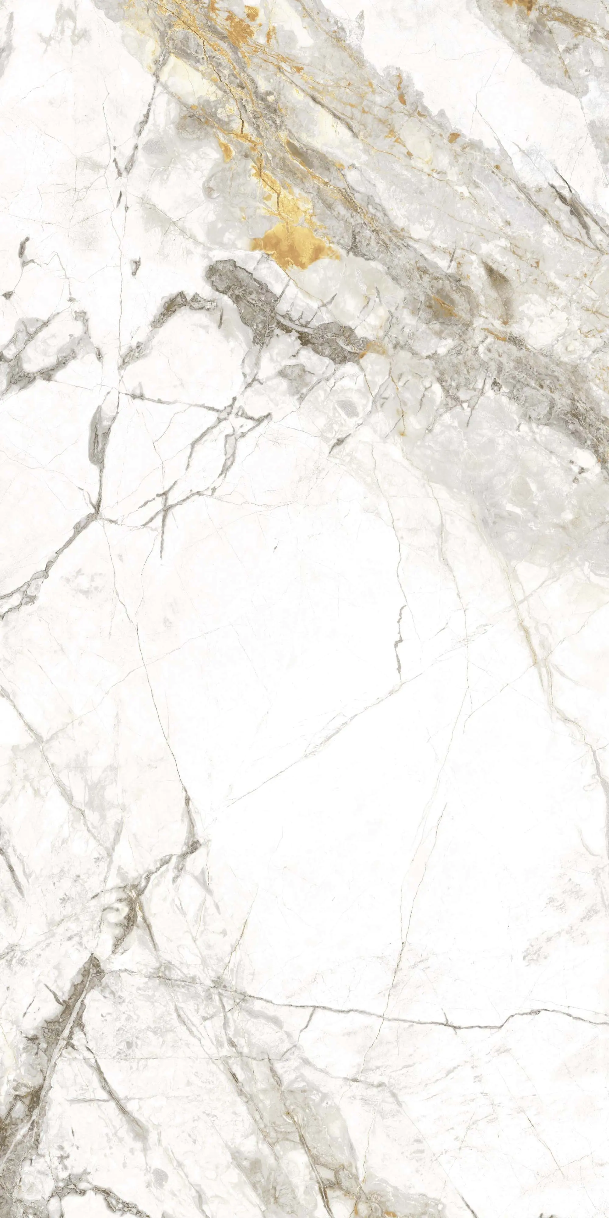 Bodenfliese Feinsteinzeug Caldera 60 x 120 cm gold