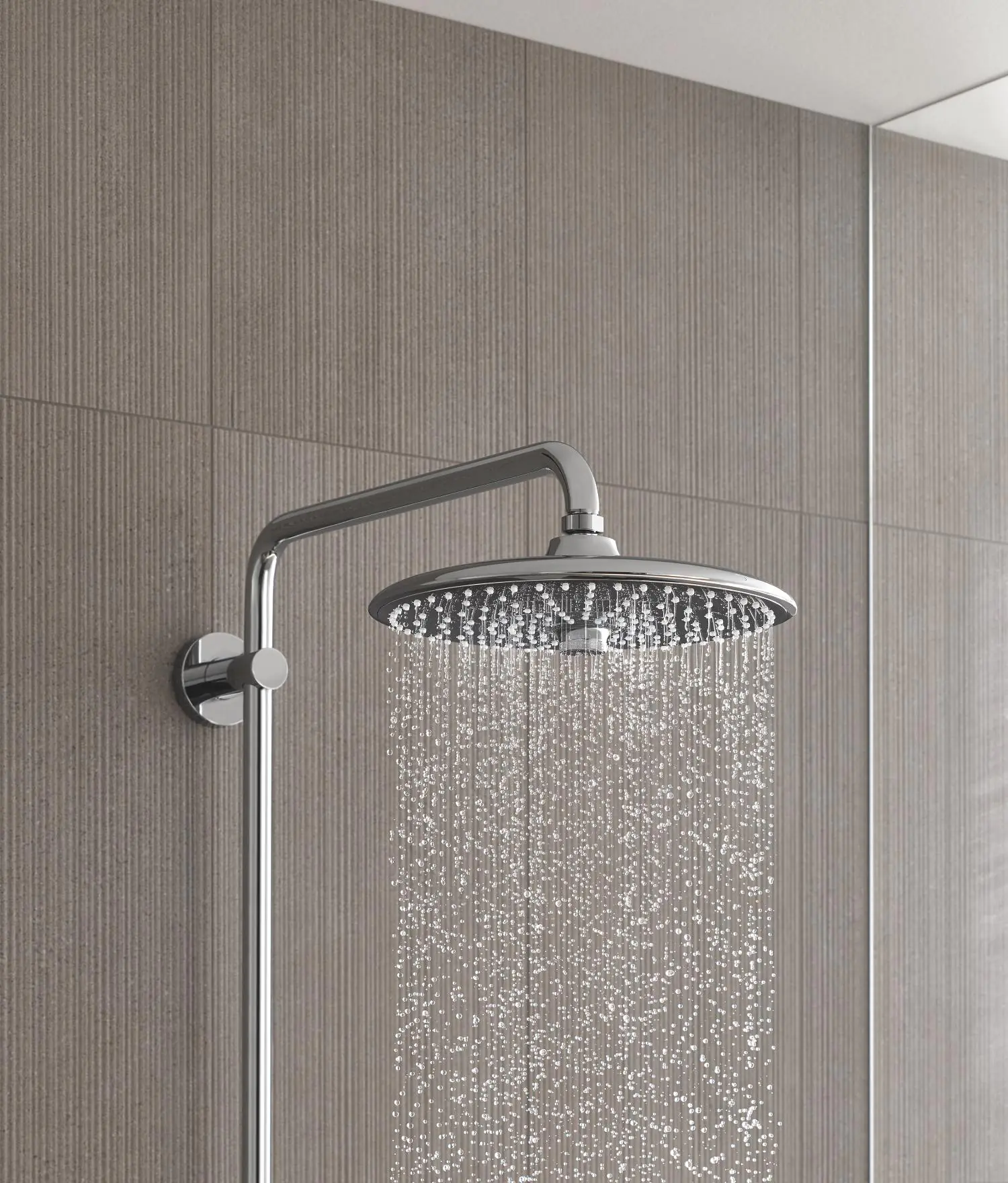 Grohe Duschsystem mit Thermostat Quickfix Vitalio Joy 260 chrom