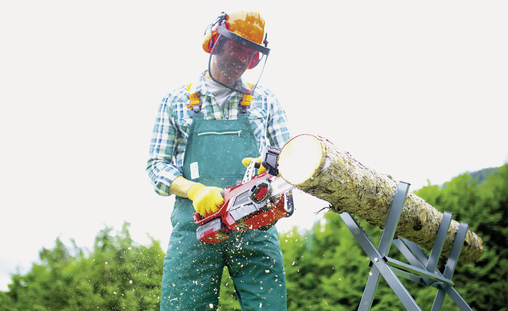 Einhell Akku Kettensäge GE-LC 18/25 Li 3 Ah Set 25 cm Schwertlänge