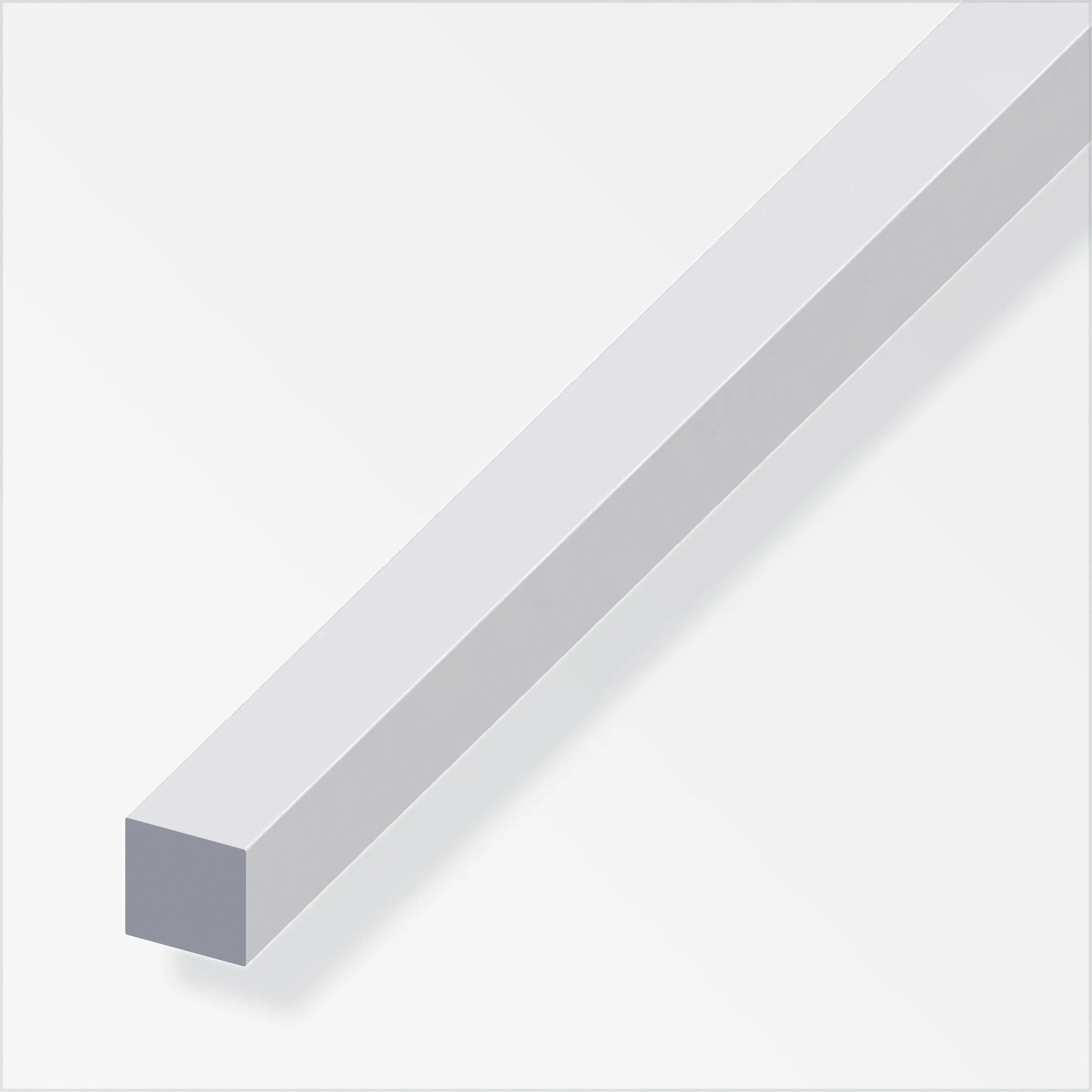alfer Vierkantstange 1 m, 10 x 10 mm Aluminium eloxiert silber