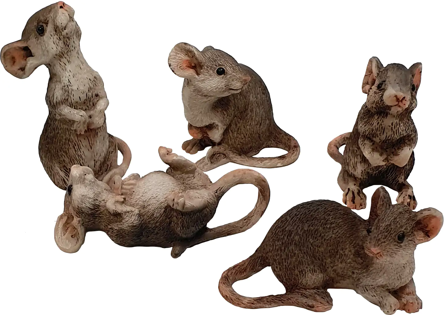 Dekofigur Maus braun 5 x 3 x 5 cm