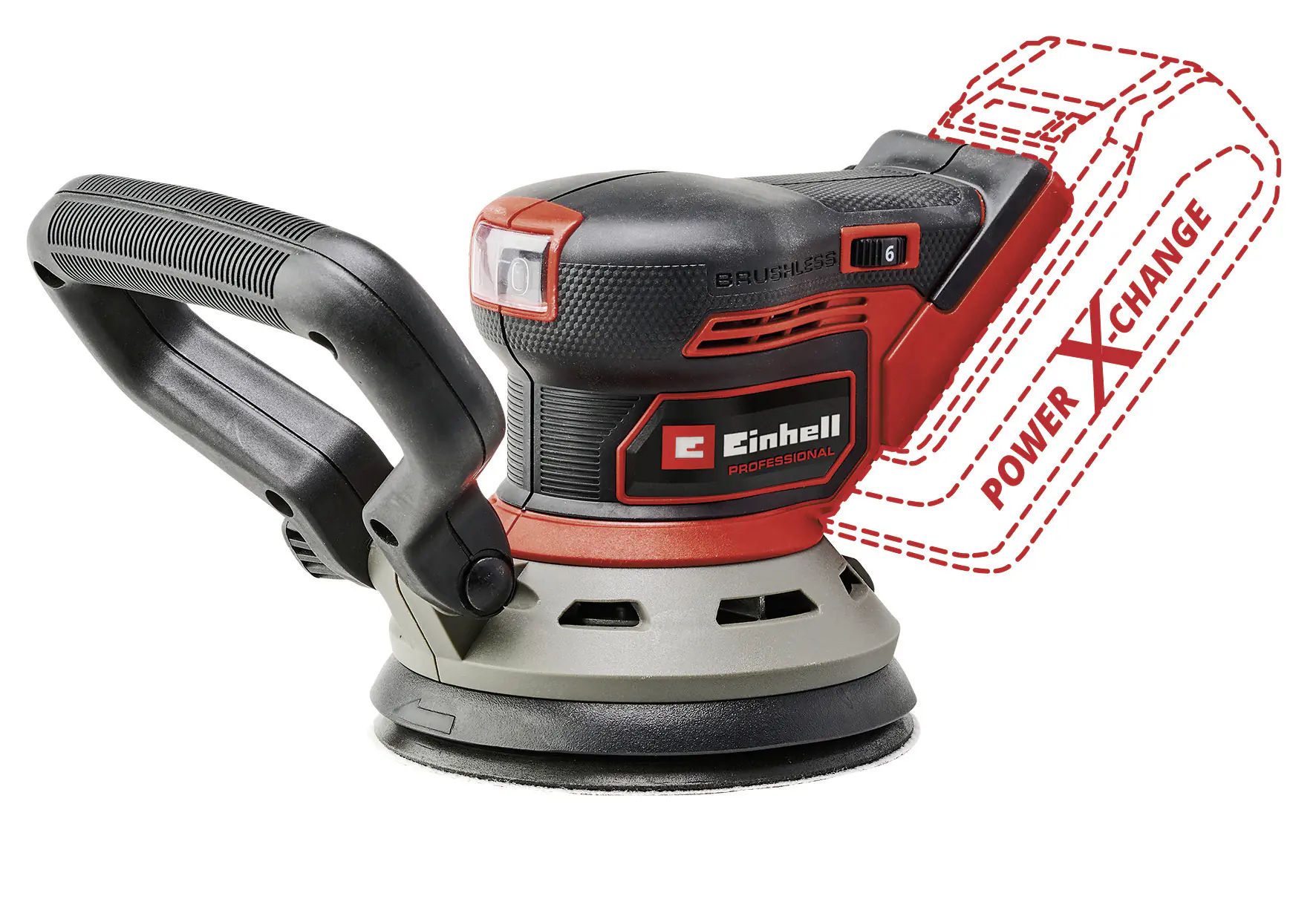 Einhell Professional Akku-Exzenterschleifer TP-RS 18/32 Li BL Solo