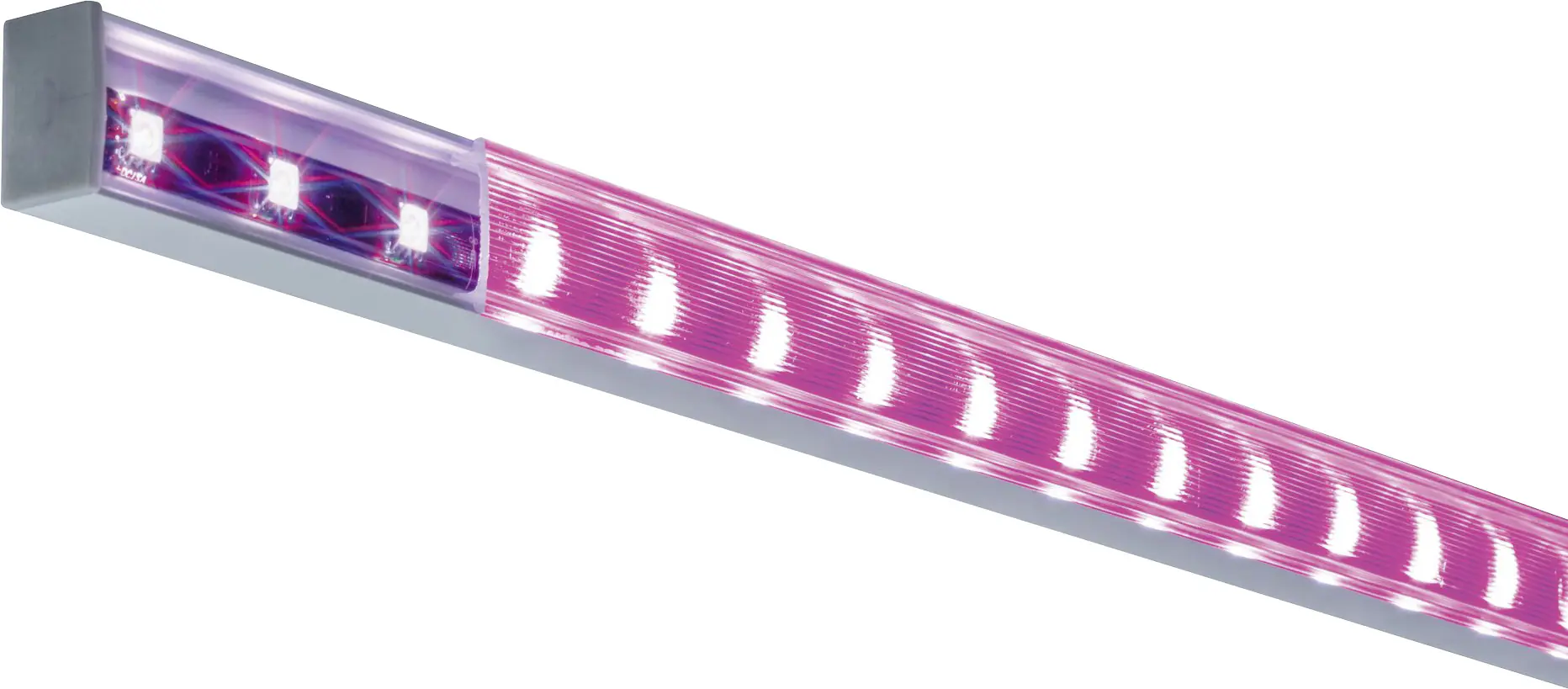 Paulmann LED-Profil für LED-Streifen Square 1 m mit weißem Diffusor alu satin