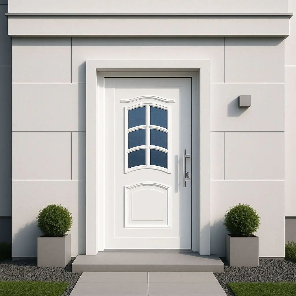 Panto Haustür Modell K003 DIN rechts weiß 110 x 210 cm