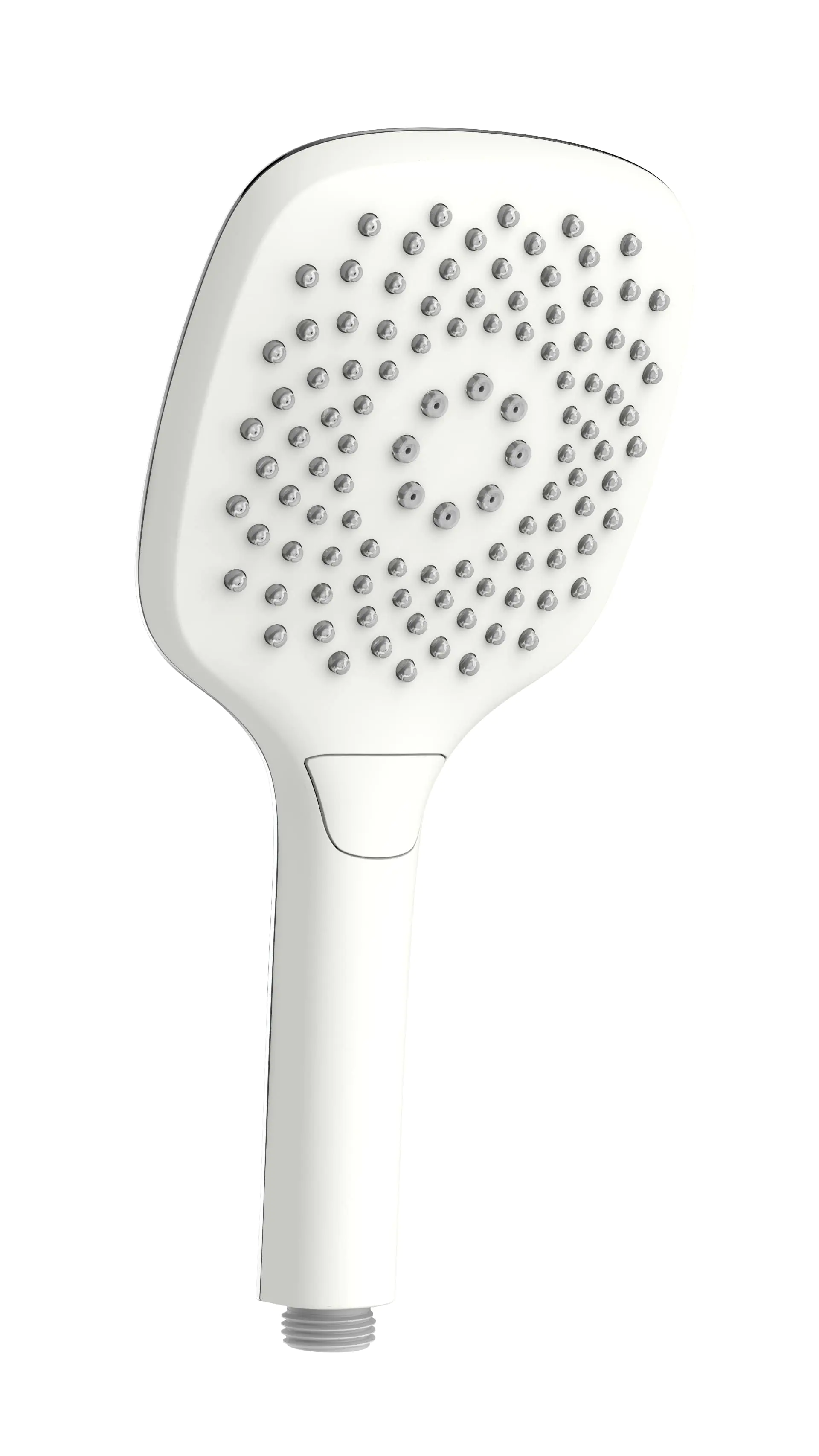 Primaster Handbrause 3 Strahlarten Water Flow quadratisch weiß mit Wasserspareinsatz