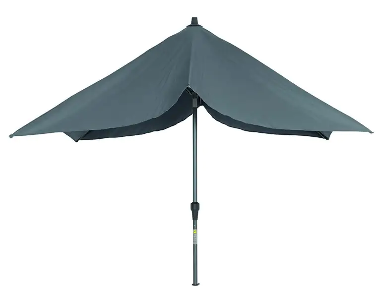 Siena Garden Sonnenschirm Avio anthrazit 300 x 200 cm